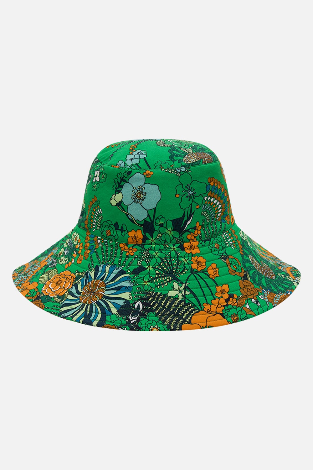 REVERSIBLE WIDE BRIM BUCKET HAT - 2