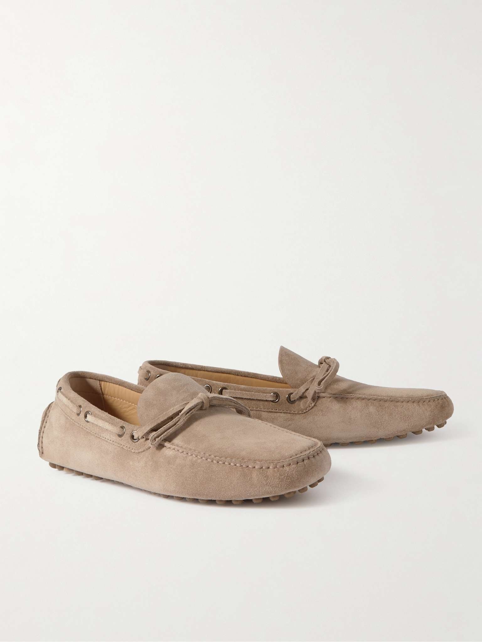 Suede Driving Shoes - 4
