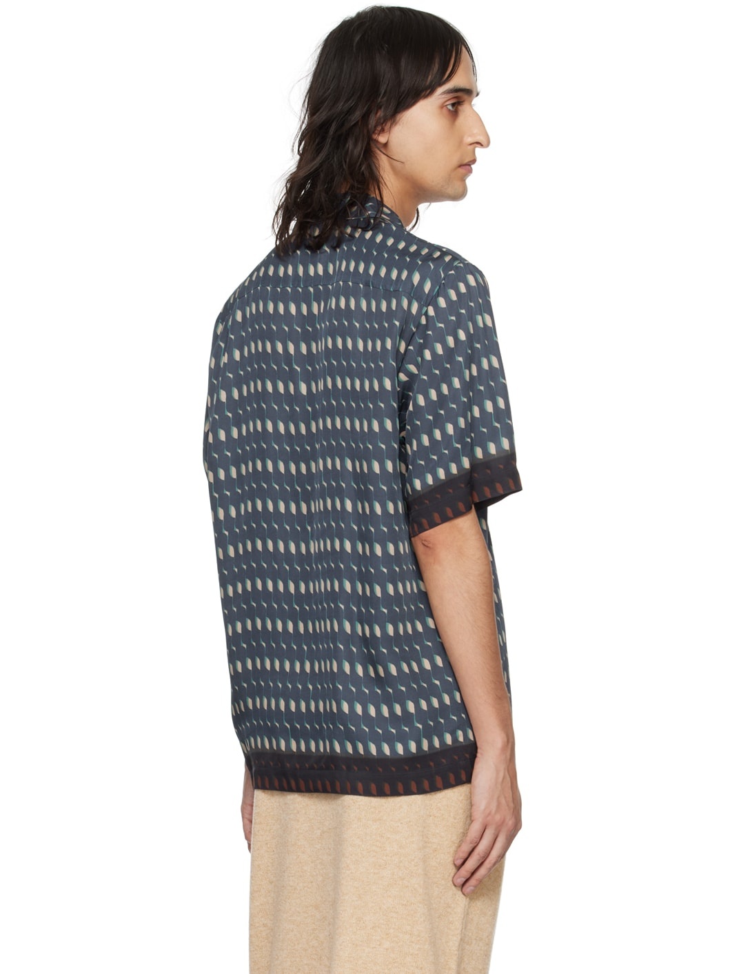 Blue Graphic Shirt - 3