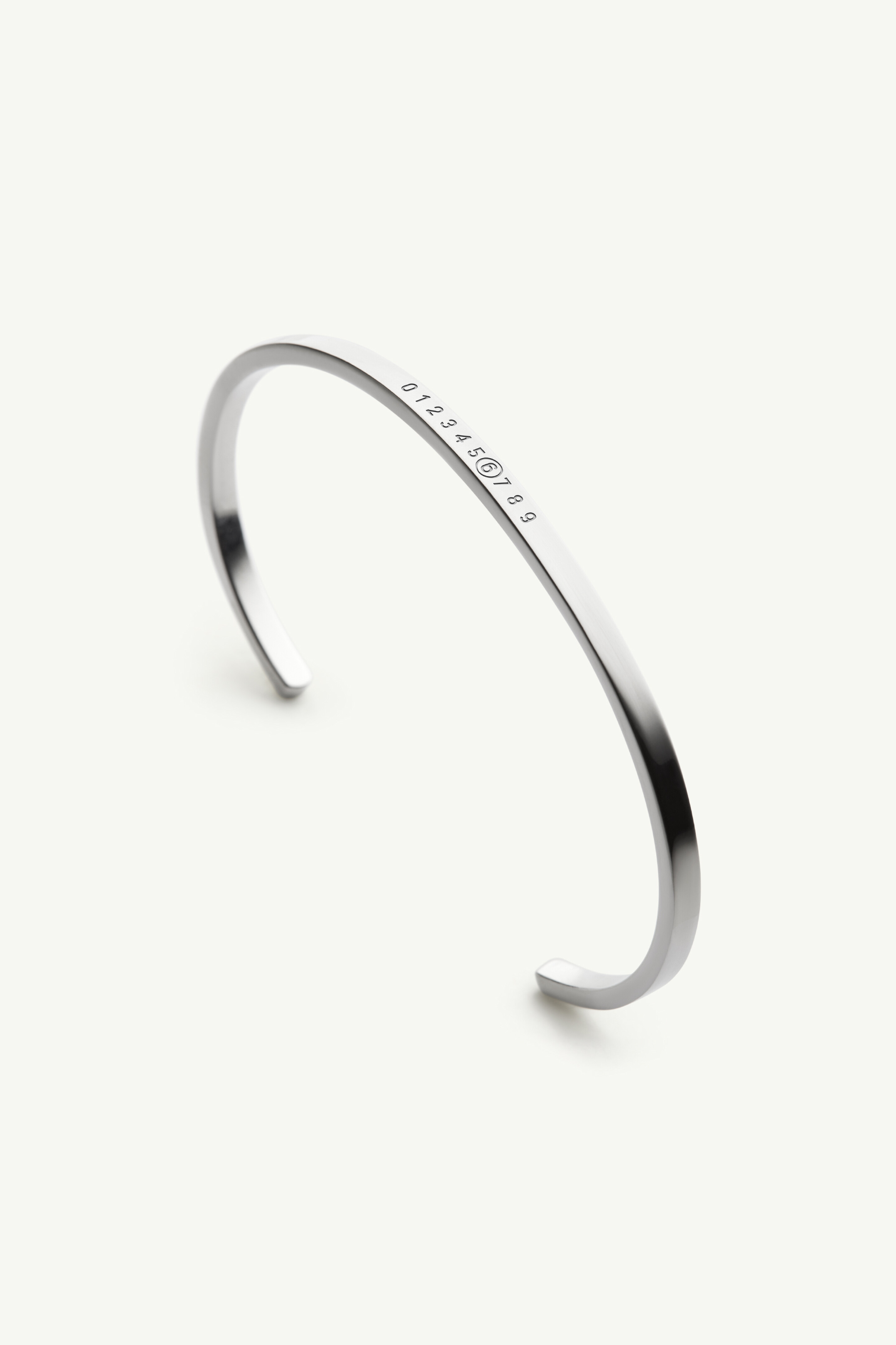 Numeric Minimal Signature Cuff Bracelet - 2