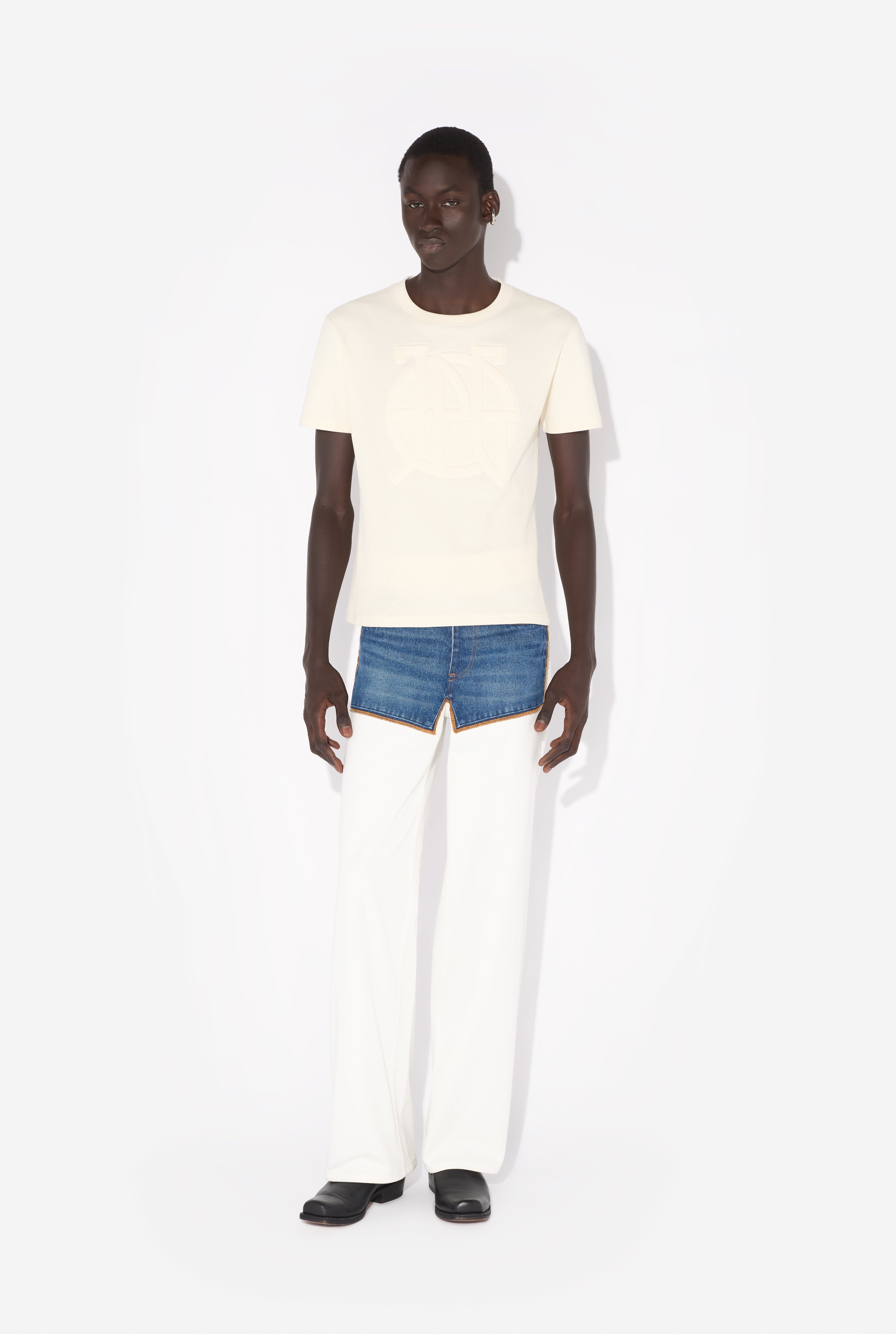 THE ECRU OVERSIZED JPG T-SHIRT - 6