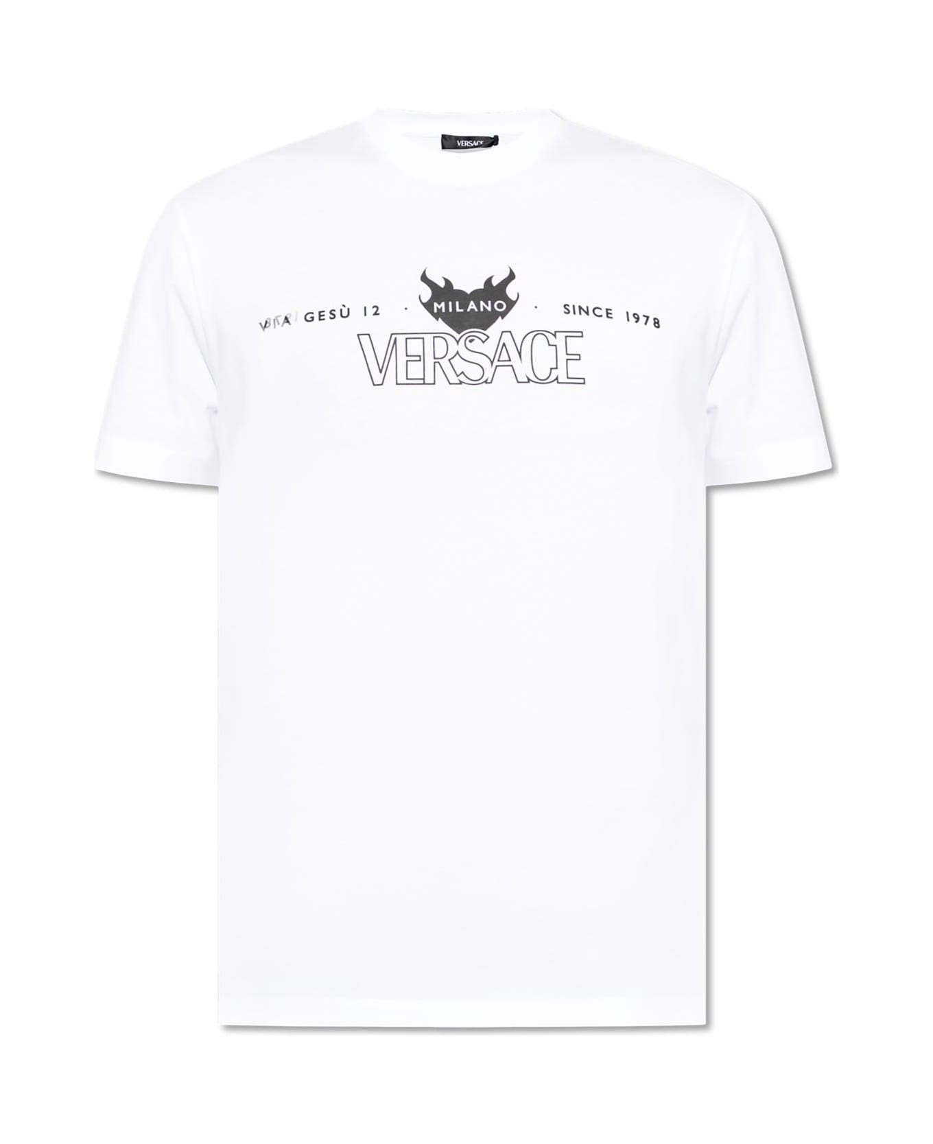 Versace T-shirt With Print - 1
