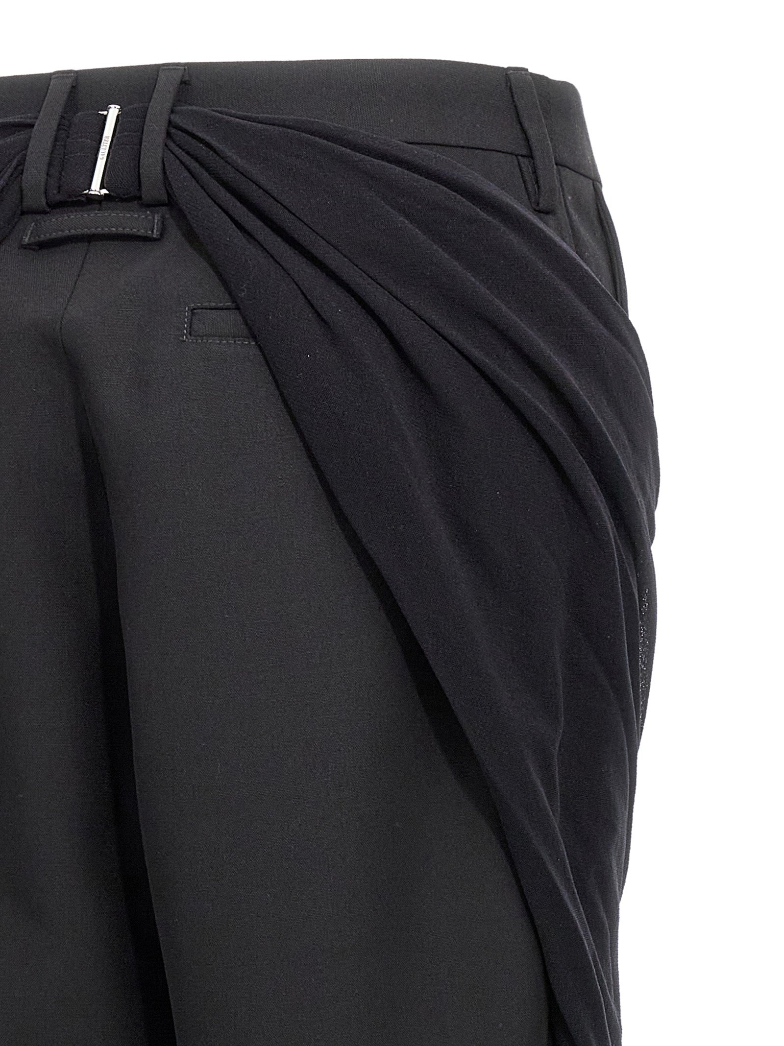Wool Pants Black - 4