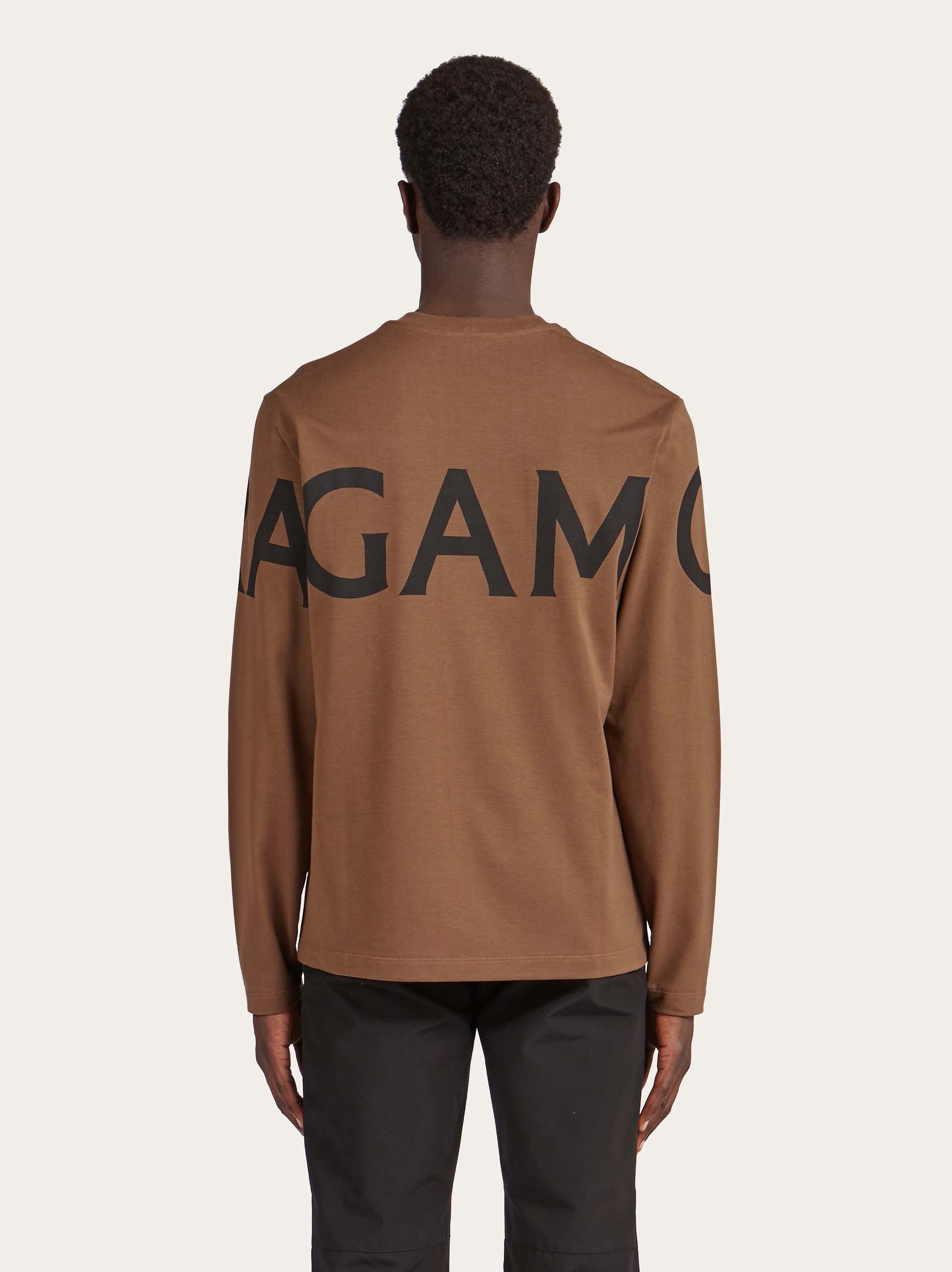Long sleeved t-shirt with graphic logo - 3