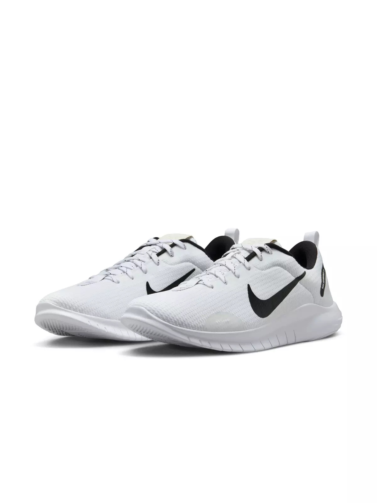 Flex Experience Run 12 "White/White/Black" Men's Running Shoe - 3