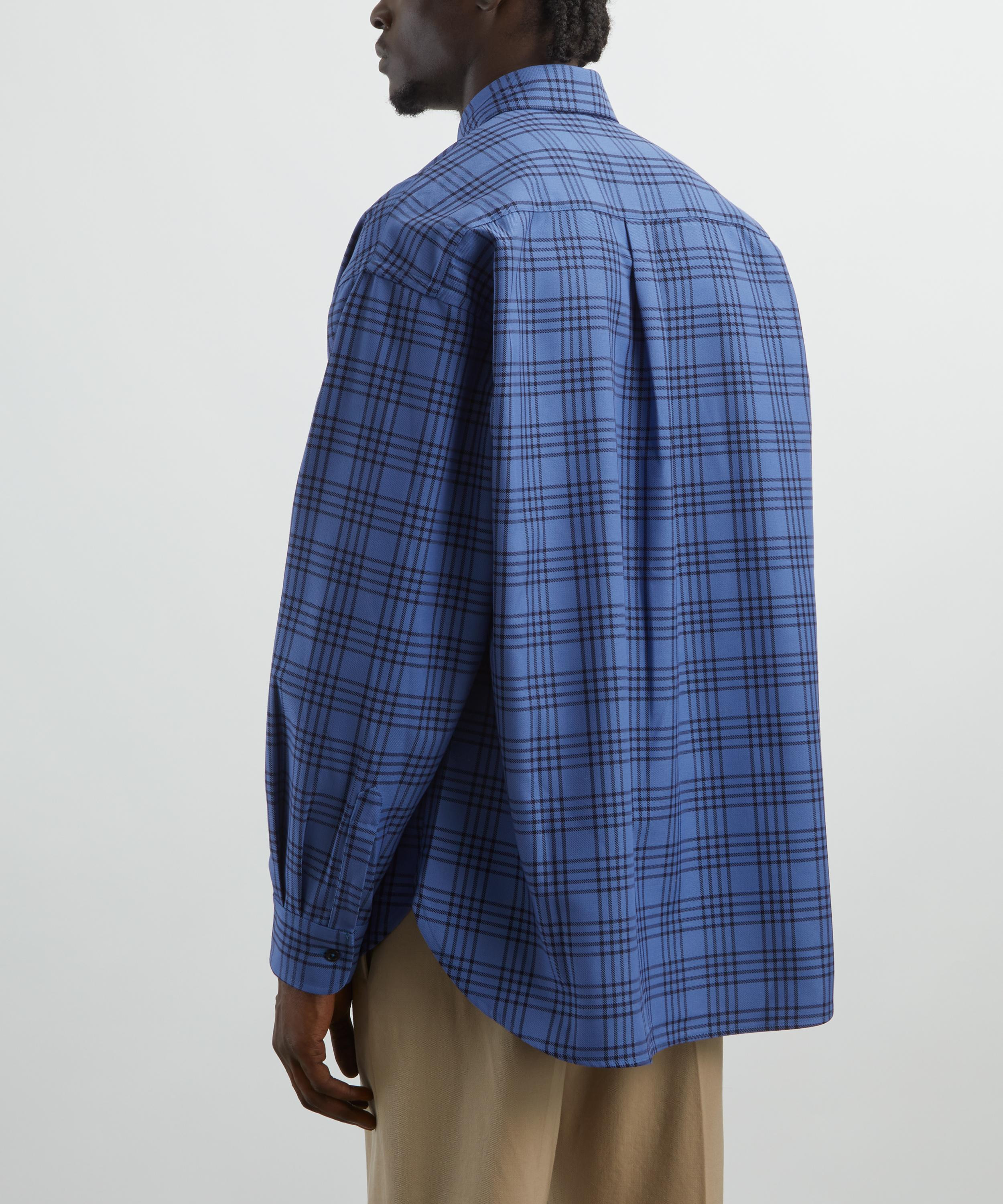 Chisholm Royal Blue Check Shirt - 4
