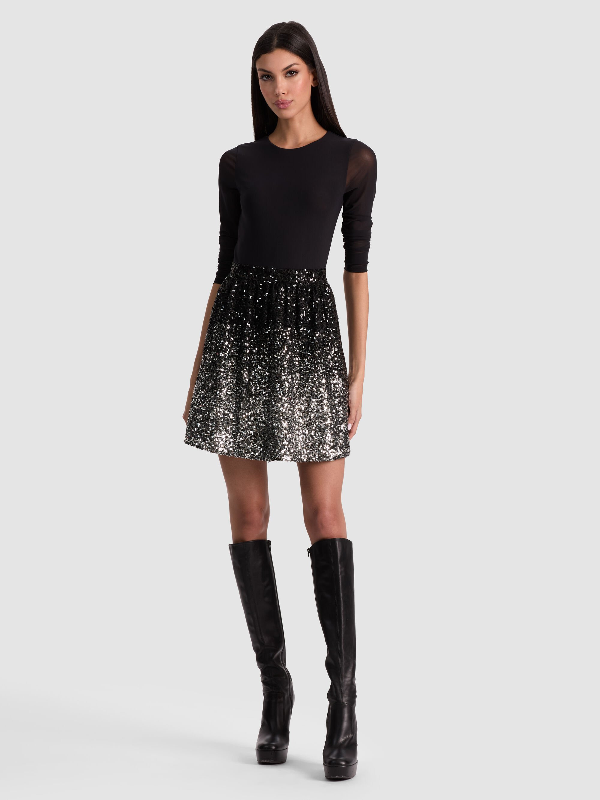 CHARA EMBELLISHED MINI DRESS - 2