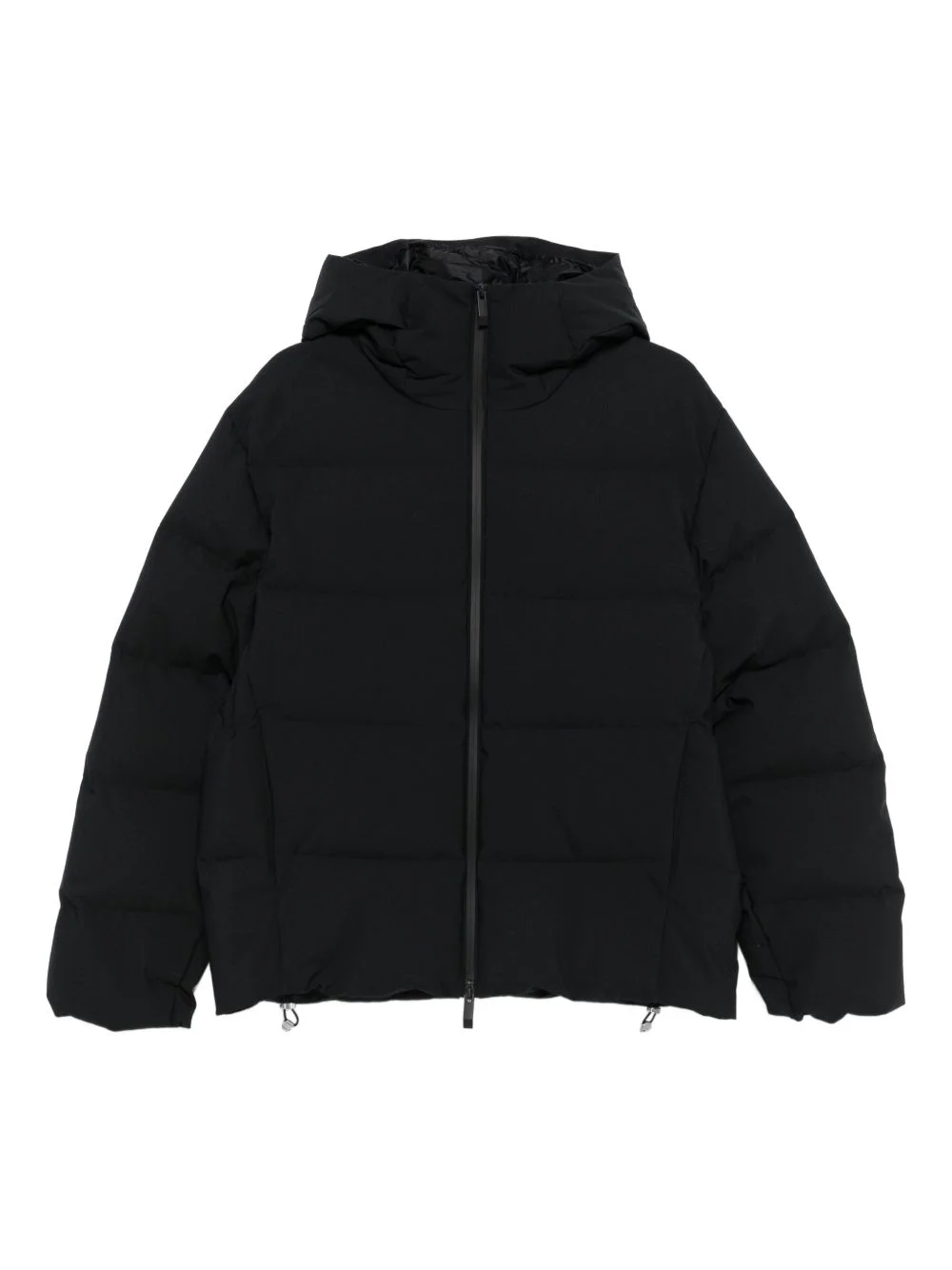 hooded quilted jacket - 1
