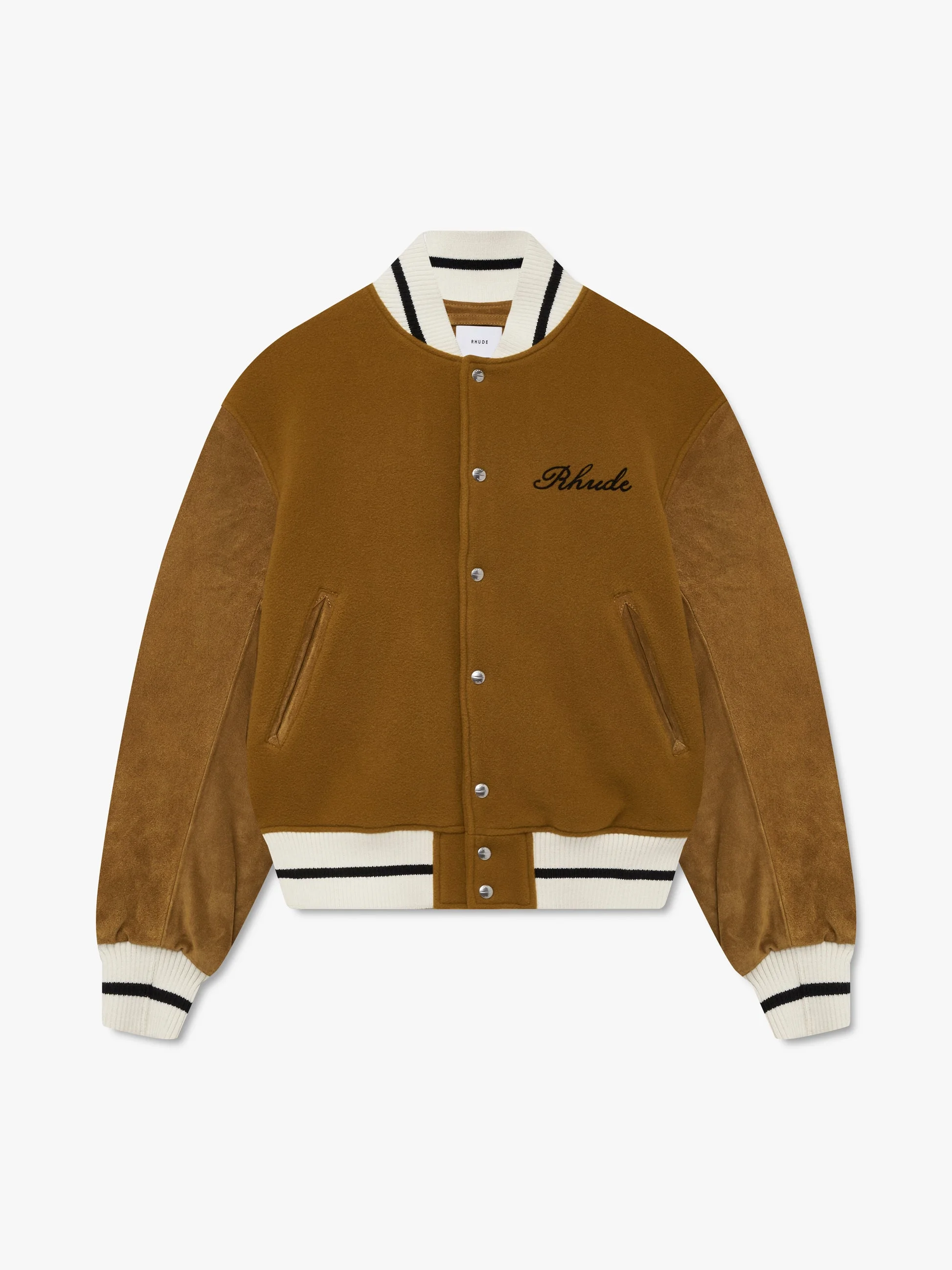 RHUDE FORMAL VARSITY JACKET - 1