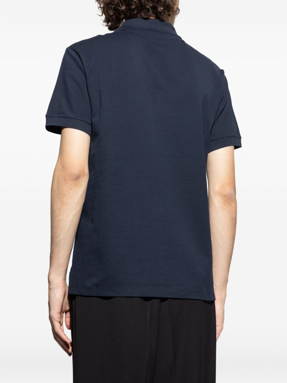 logo-embroidered polo shirt - 4