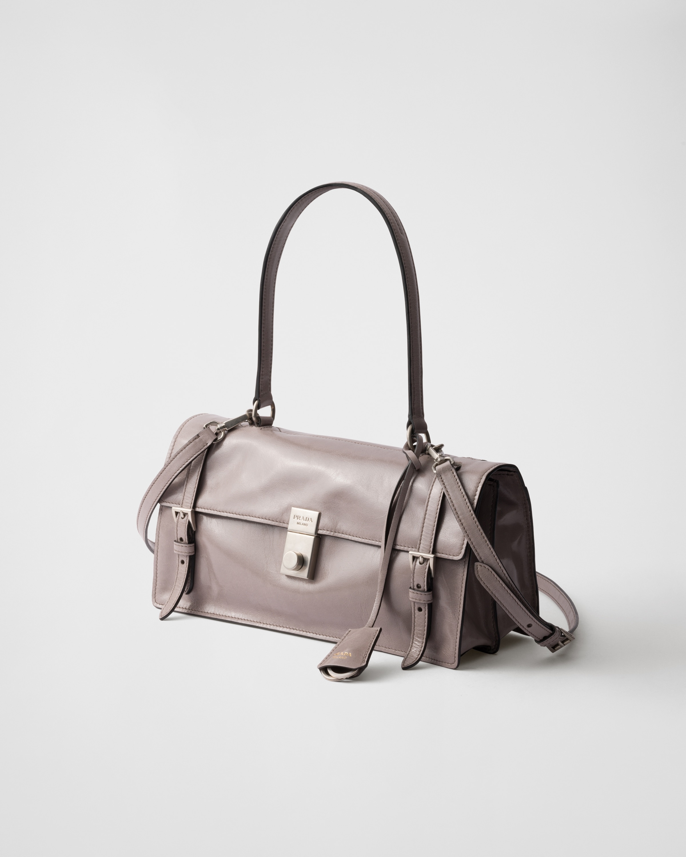 Medium leather handbag - 2