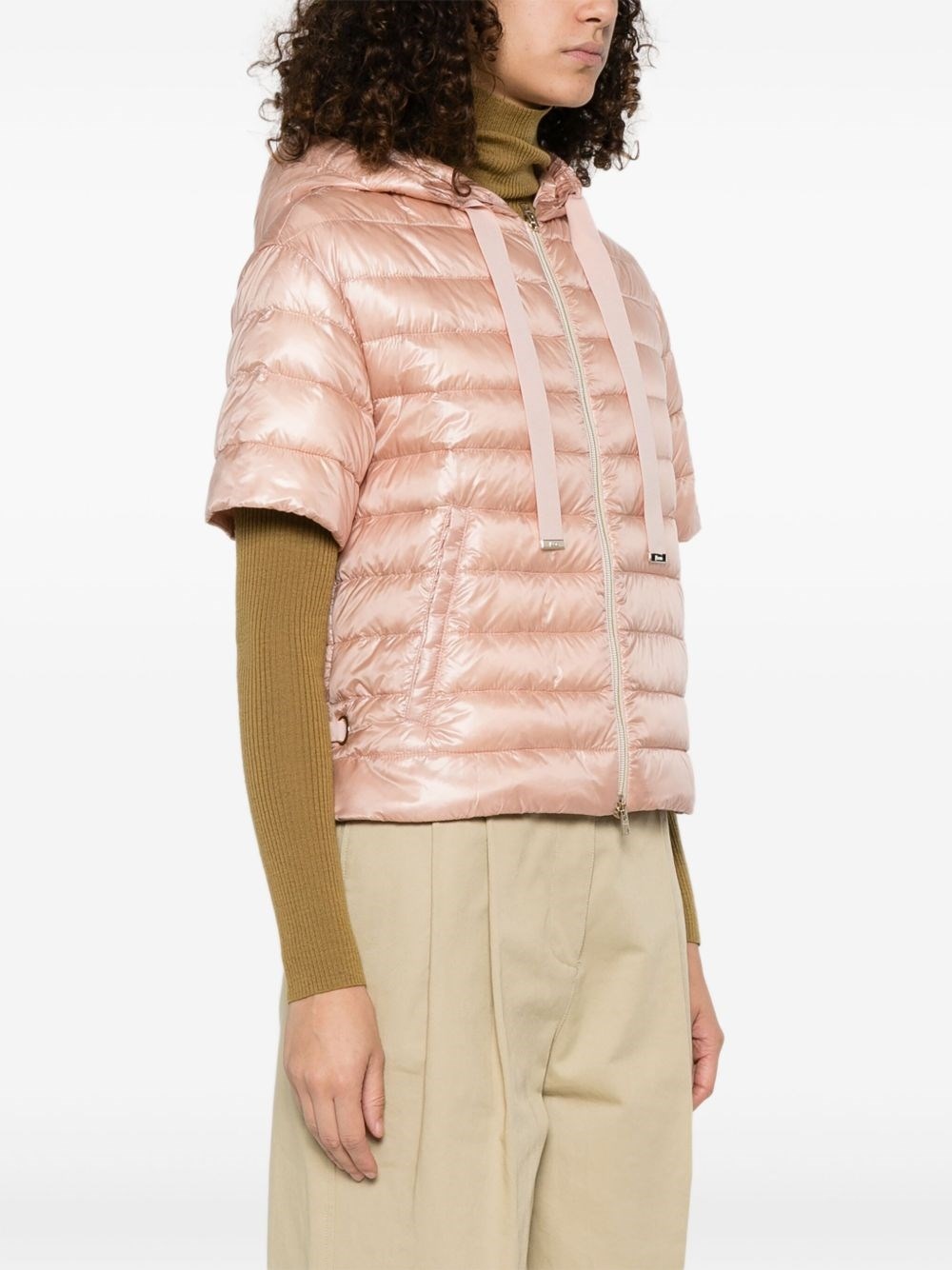 Nylon short down jacket - 2