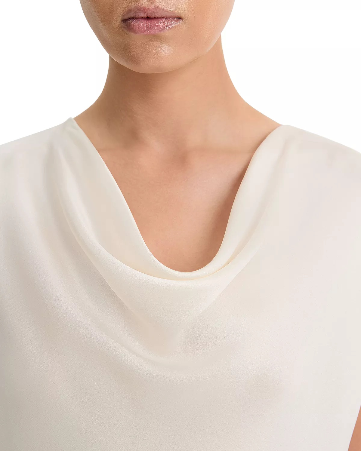Cowl Neck Silk Blouse - 4