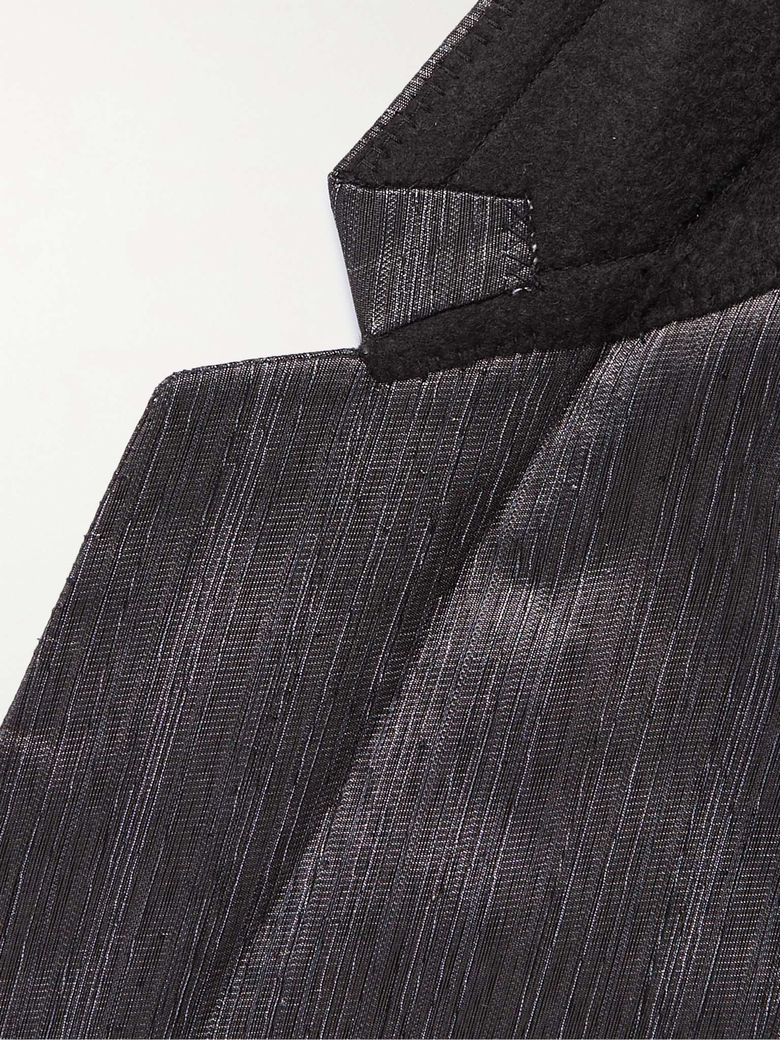 Slim-Fit Silk-Blend Shantung Suit Jacket - 3