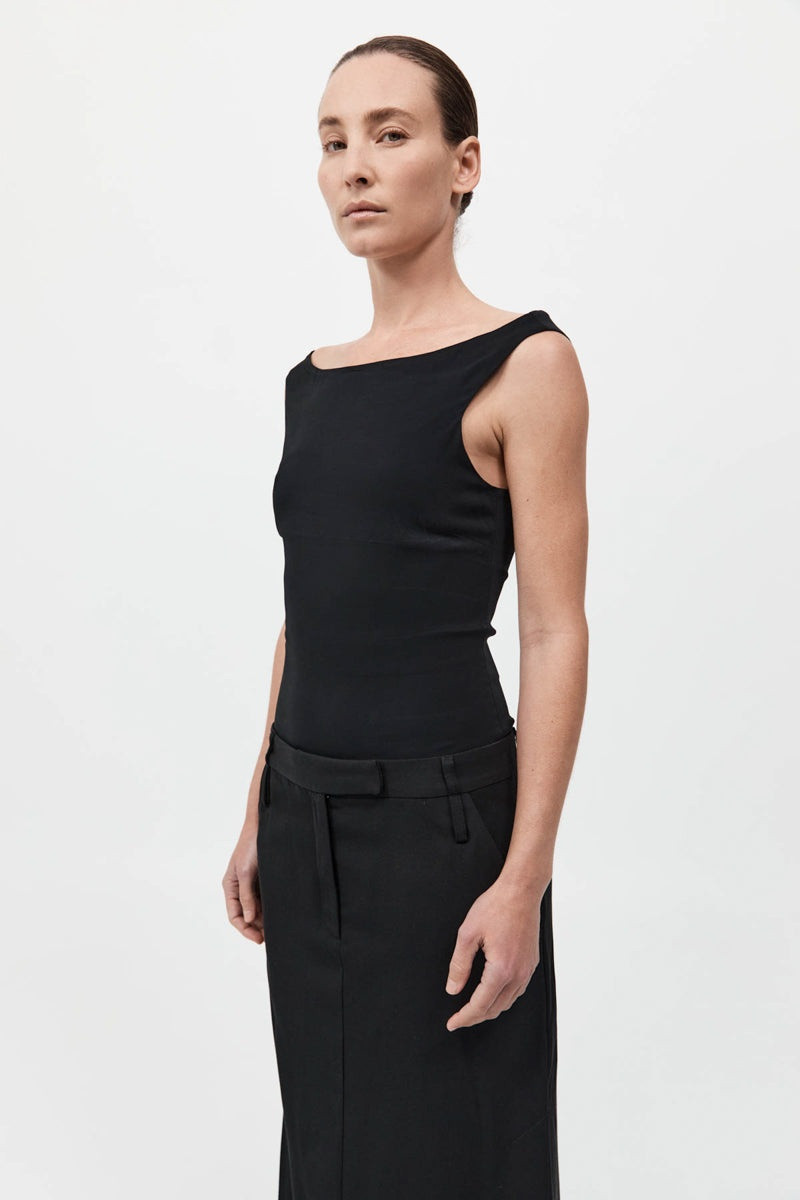 Slim Bateau Top - Black 4