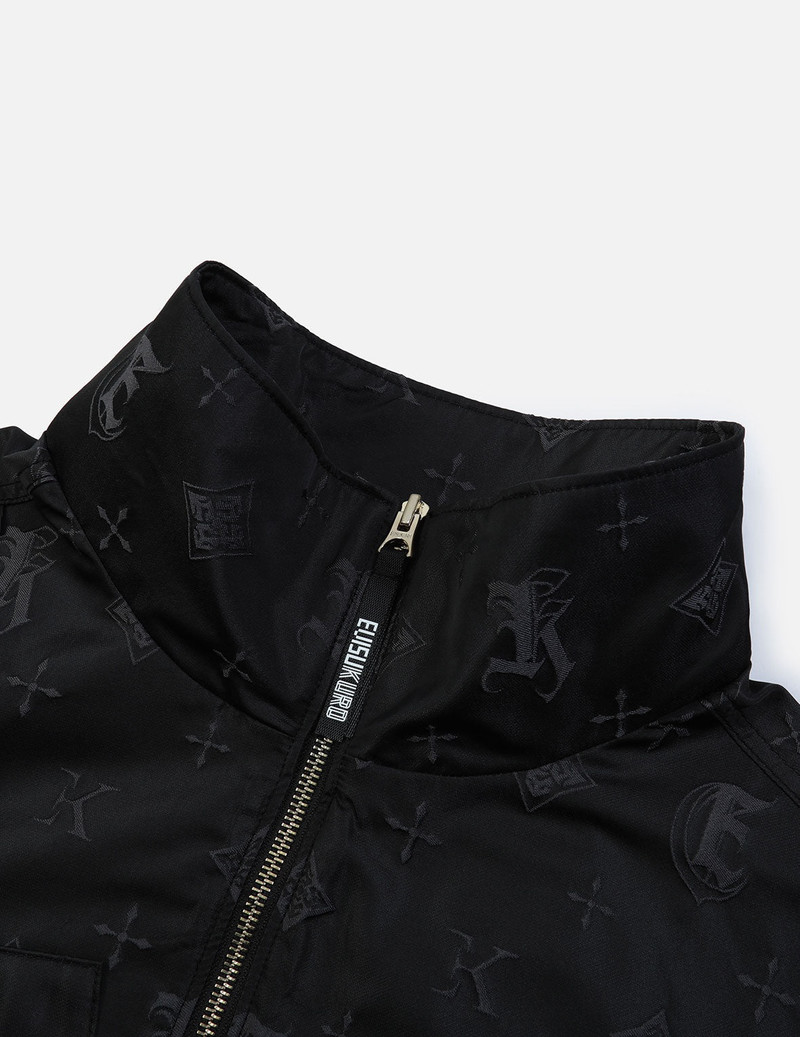 Monogram Kamon and Logo Jacquard Bomber Jacket 10