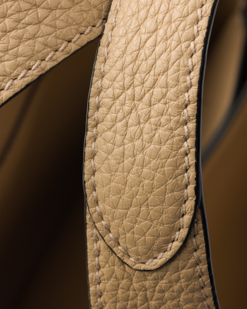 Small leather tote bag 5