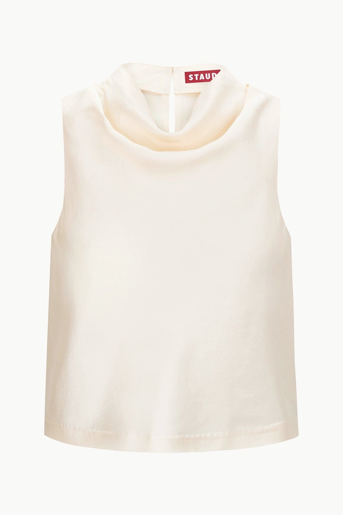 STAUD ROCHELLE TOP IVORY - 1