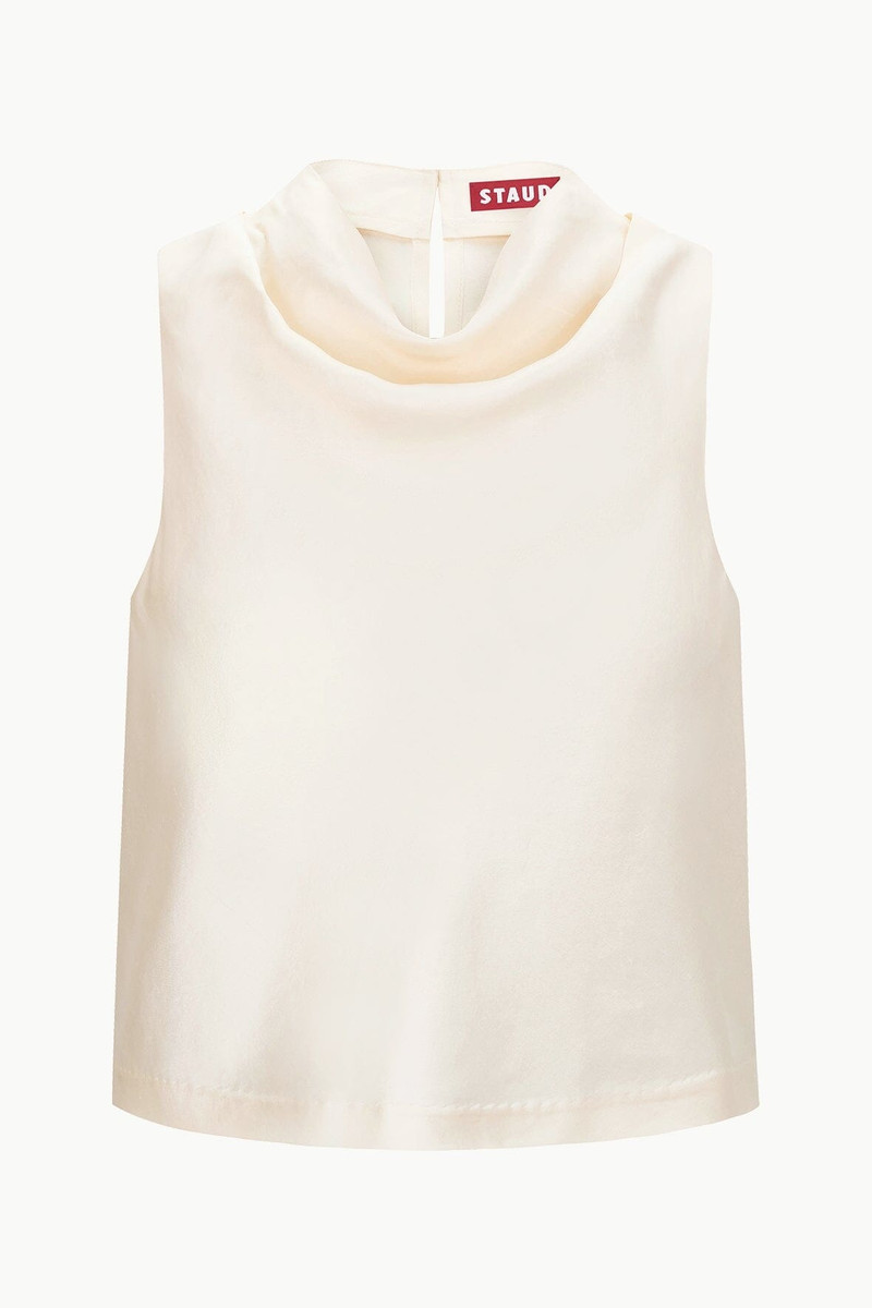 STAUD ROCHELLE TOP IVORY 1
