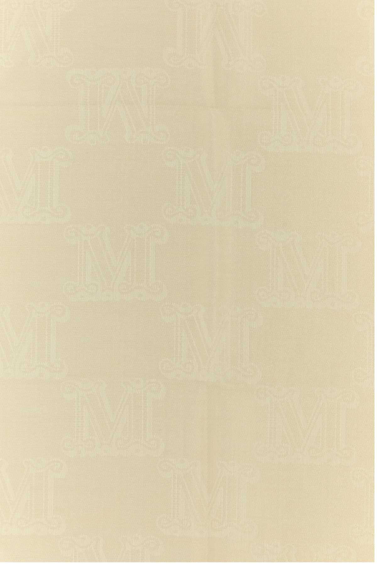 Max Mara Women Beige Viscose Blend Whisky Scarf - 3
