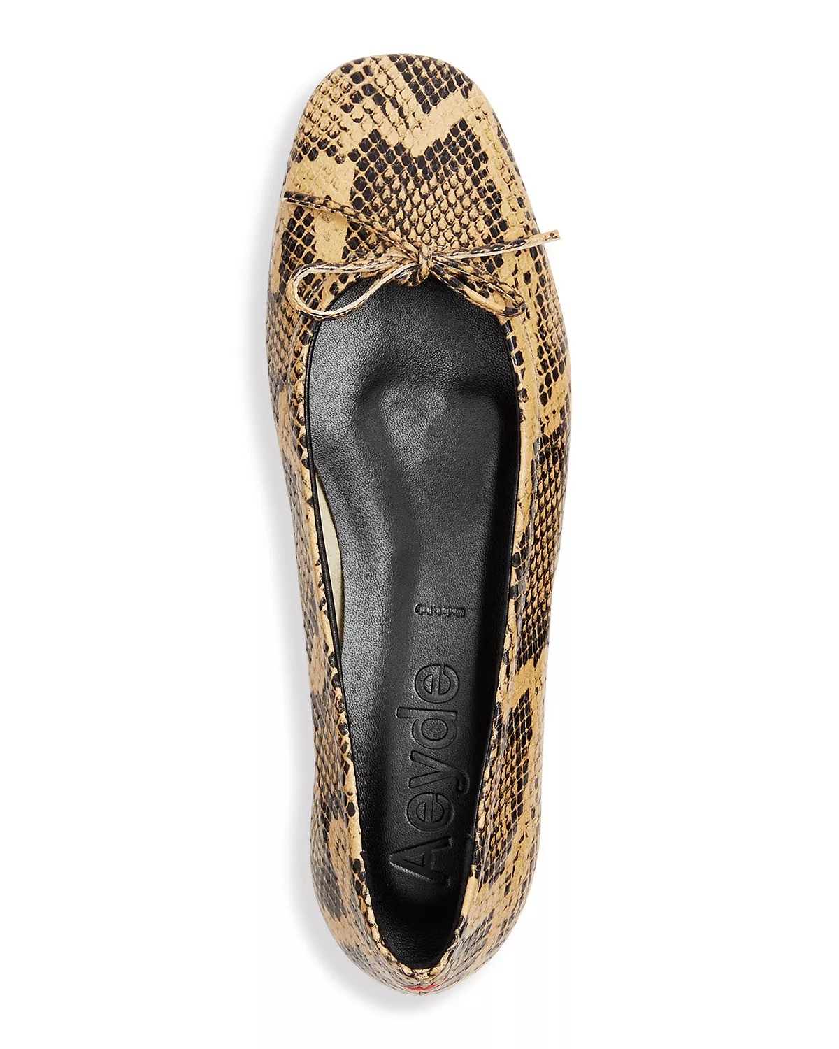 Women's Delfina Bow Embossed Ballet Flats - 3