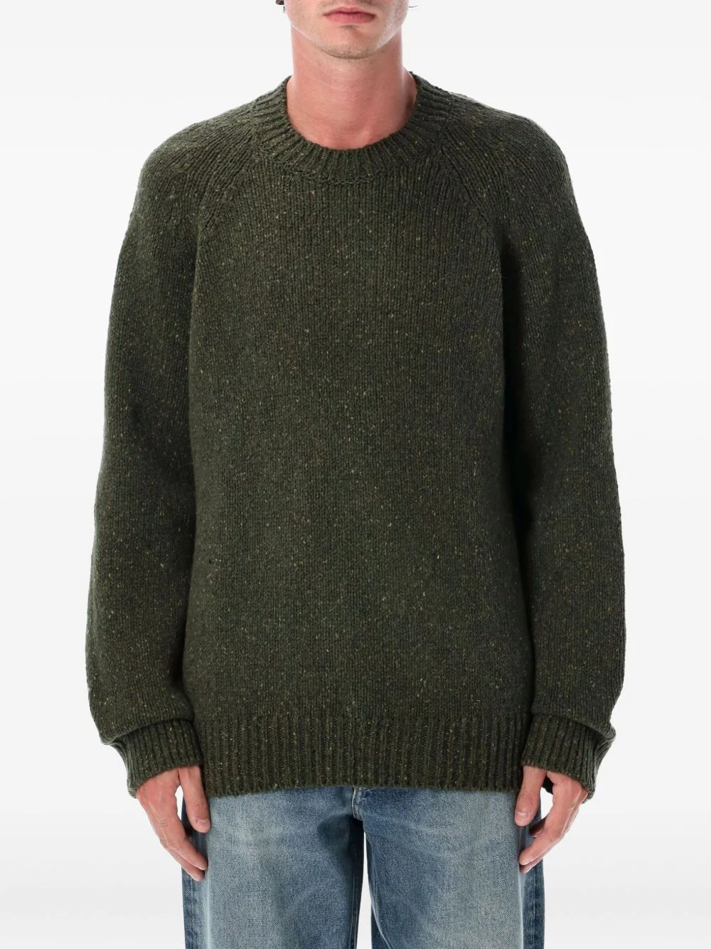Harris raglan-sleeve sweater - 1