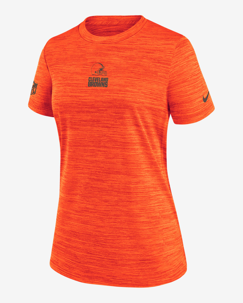Cleveland Browns Sideline Team Issue Velocity Women's Nike Dri-FIT NFL T-Shirt 1