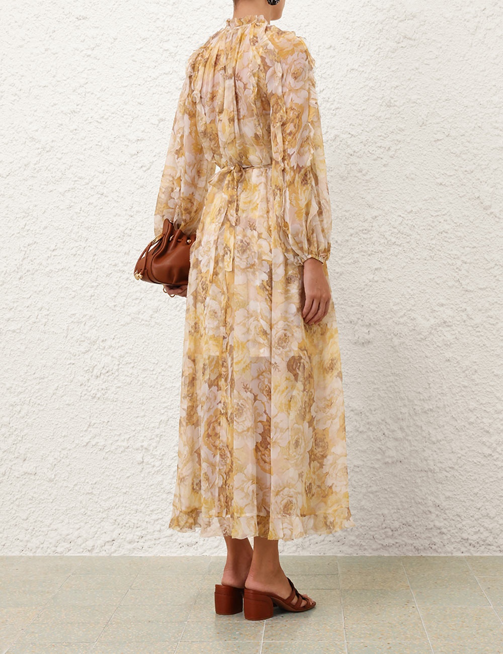 BALANCE FRILL BILLOW DRESS - 4
