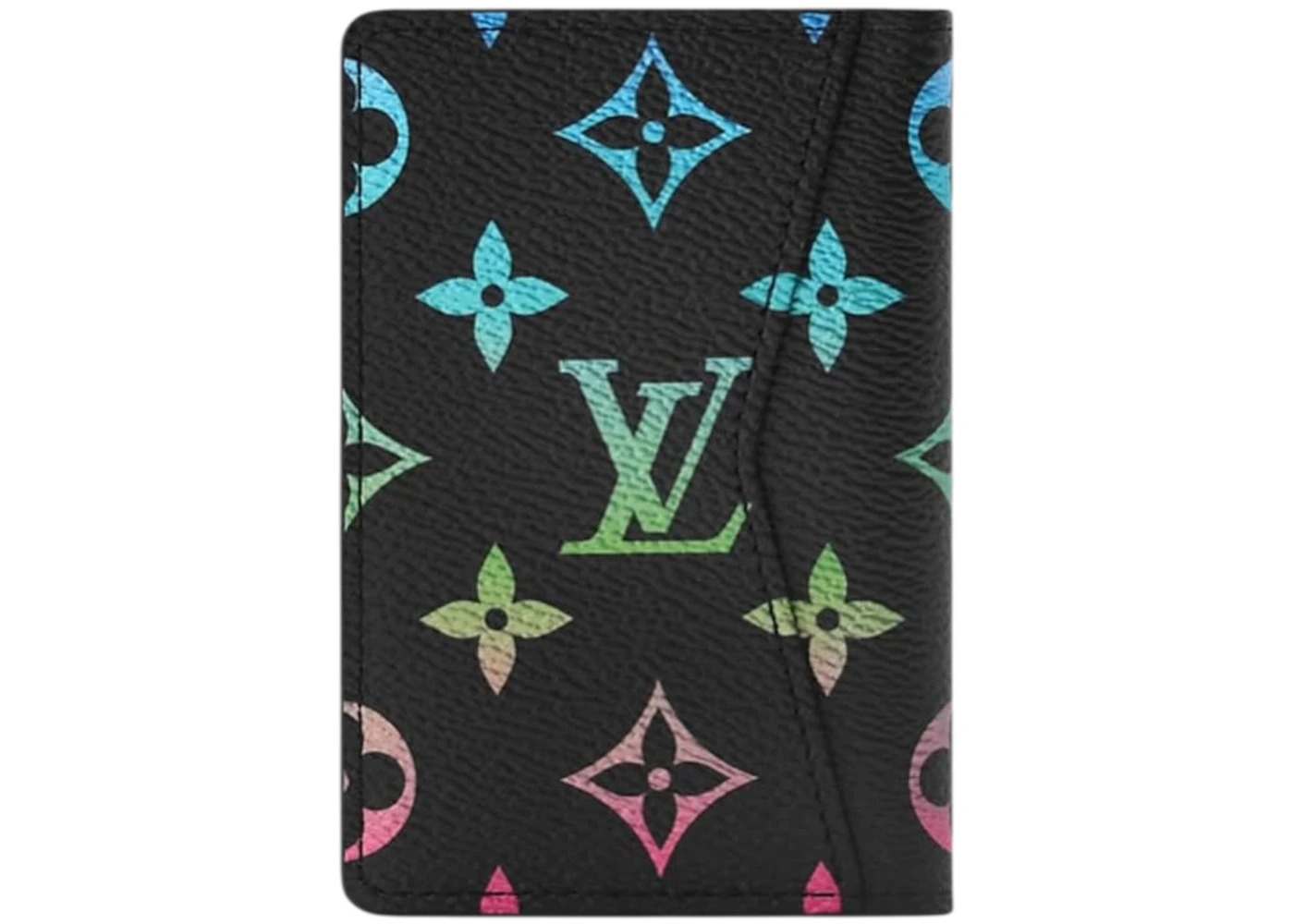 Louis Vuitton Pocket Organizer Monogram Iridescent Gradient Black - 2