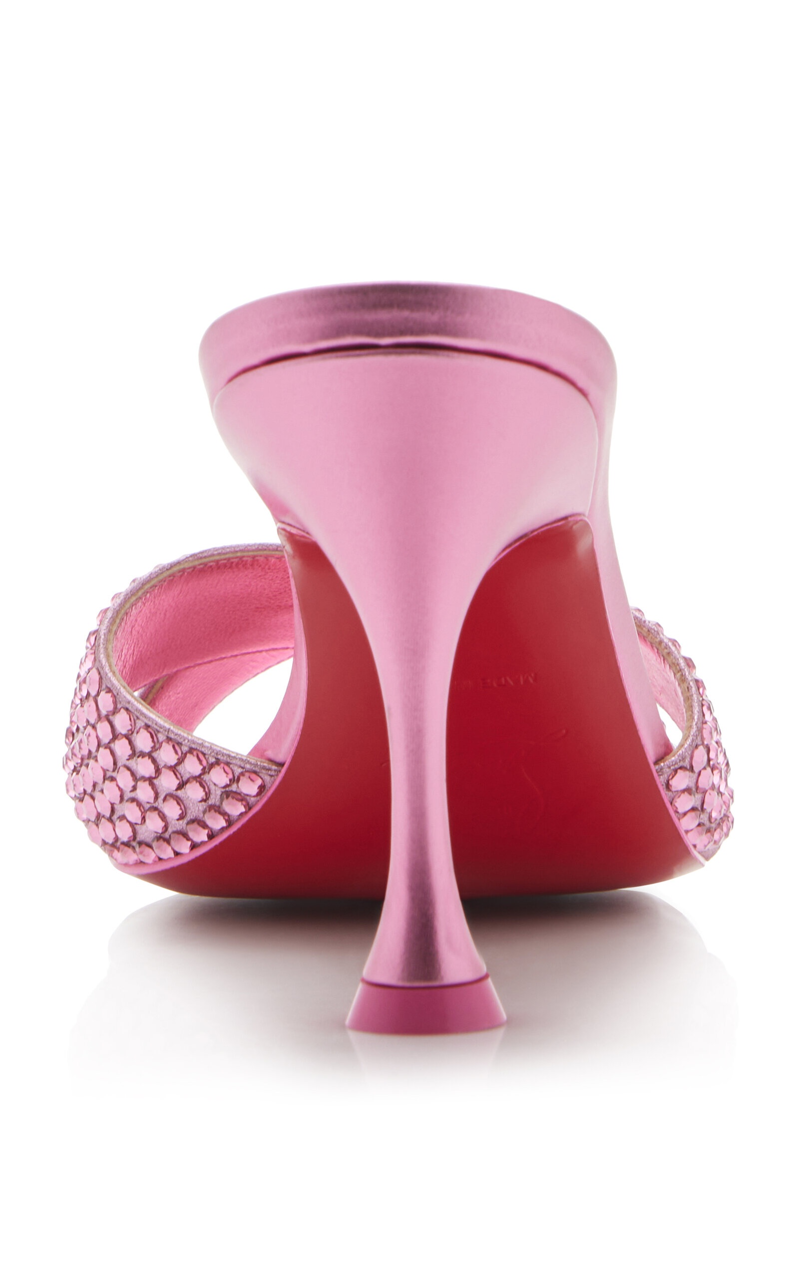 Mariza Is Back 85mm Crystal-Embellished Suede Pumps pink - 4