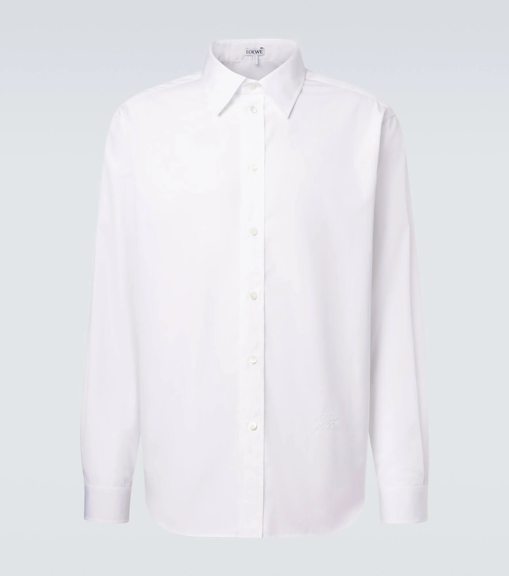 Cotton poplin shirt - 1