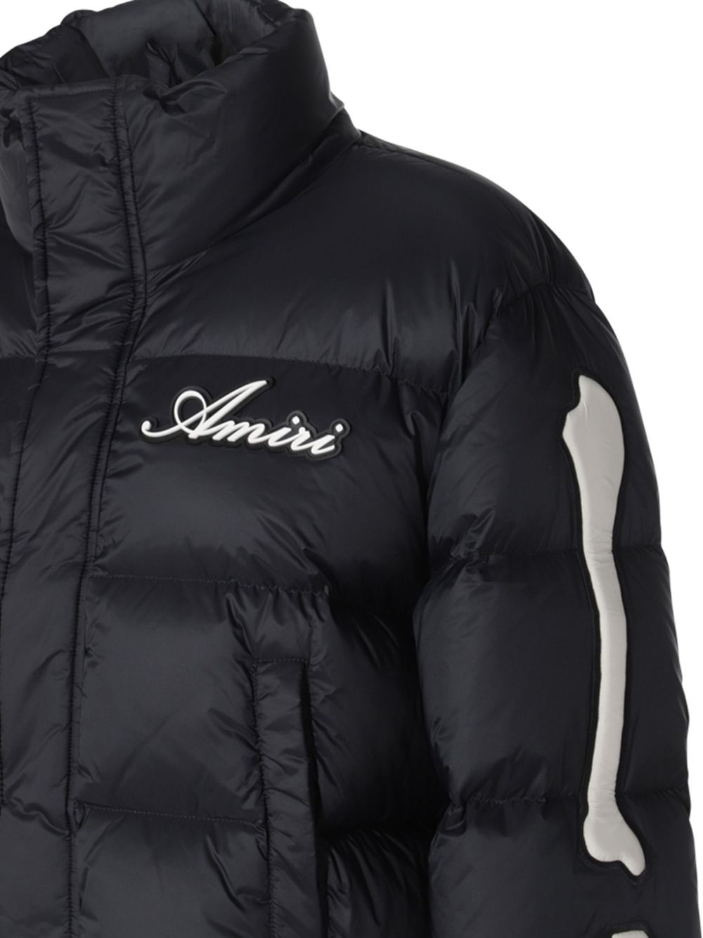 Bones cropped puffer jacket - 3