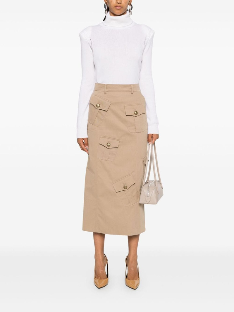 Moschino cargo midi skirt outlook