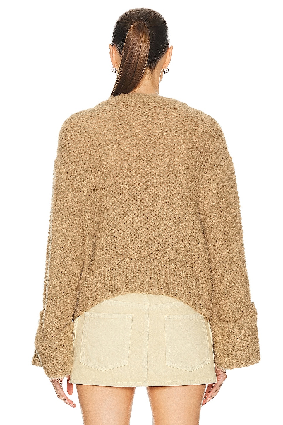 Open Stitch Knit Sweater - 3