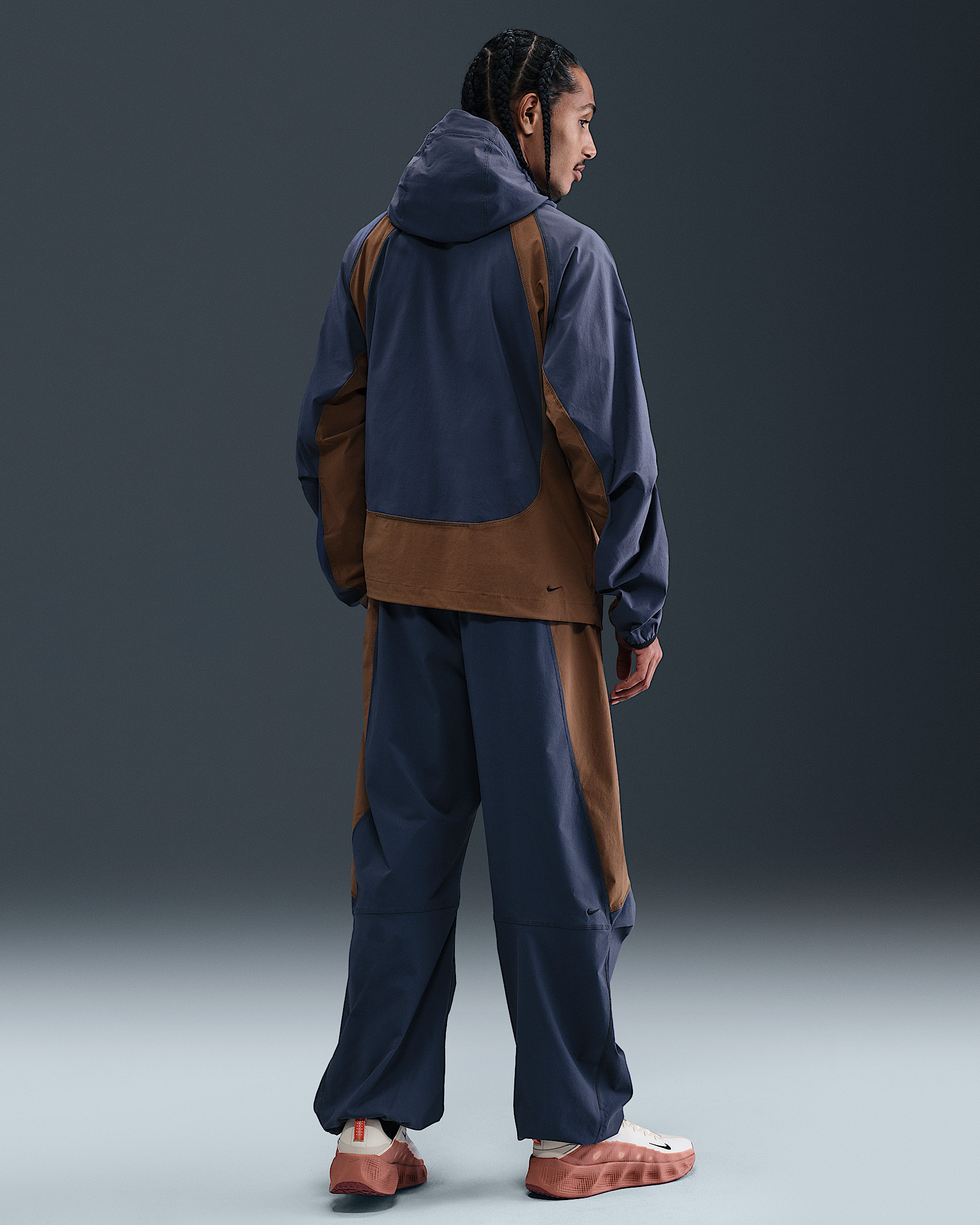 Nike Tech Men's Dri-FIT Woven Color-Block Oversized Pants - 4