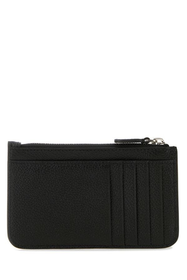 Black leather card holder - 3