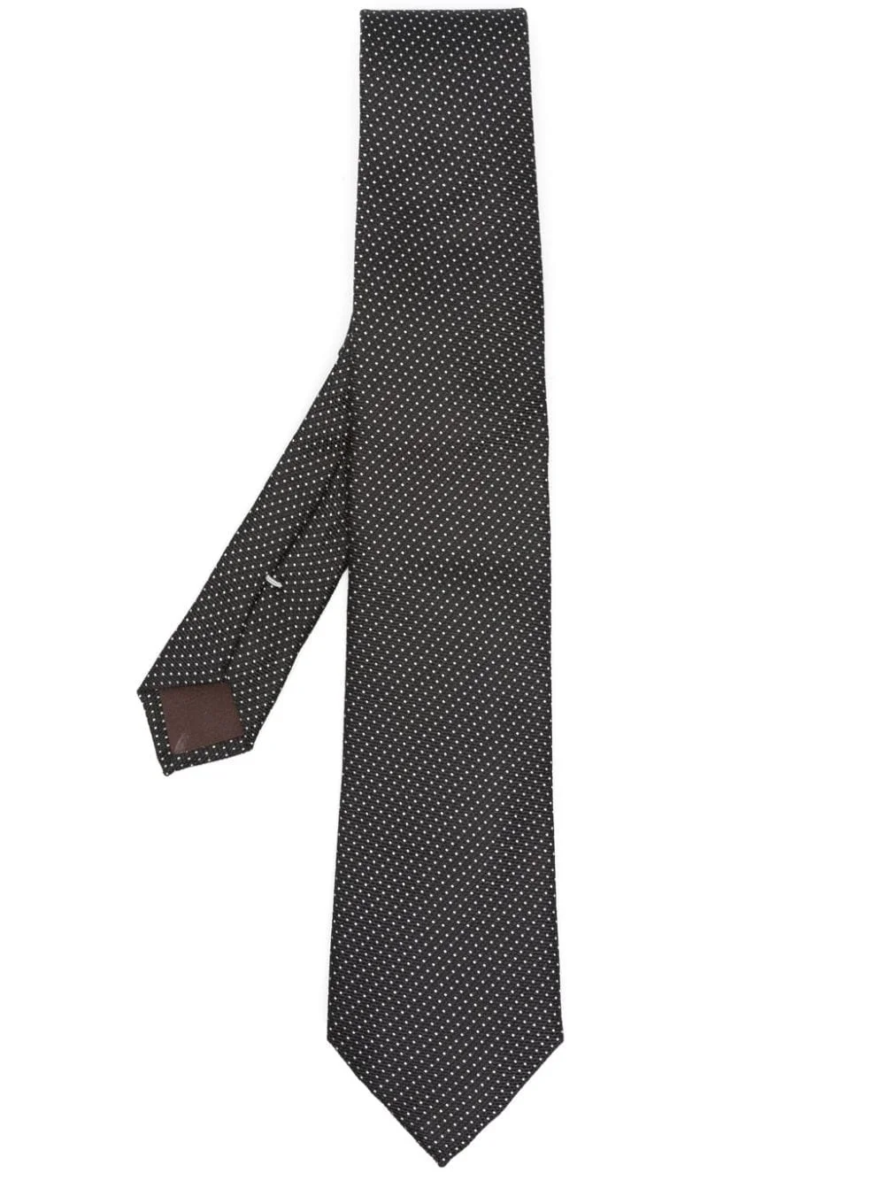 graphic-print pointed-tip tie - 1