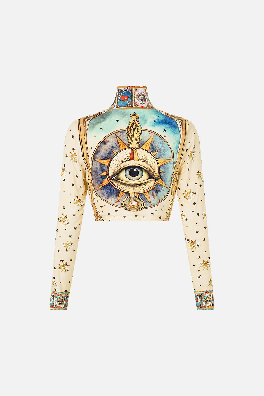CROPPED JERSEY TURTLENECK - 7