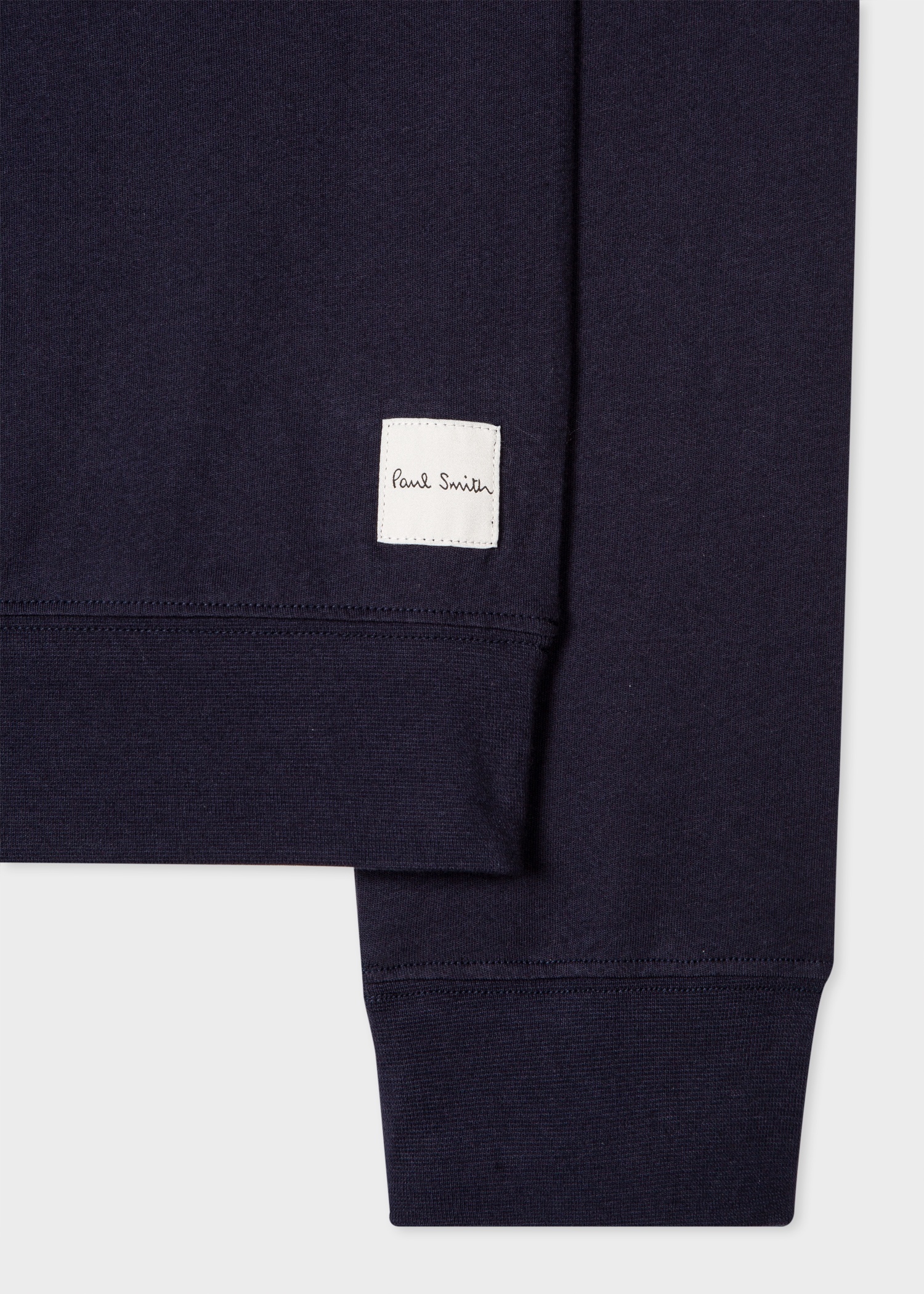 Women's Navy Jersey Cotton 'Swirl Heart' Lounge Long-Sleeve Top - 2