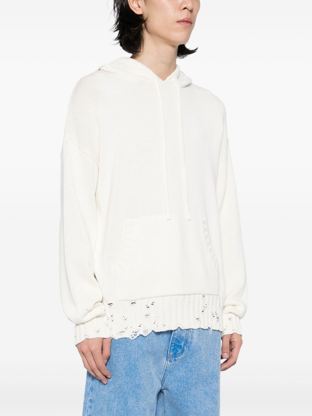 knitted hoodie - 3