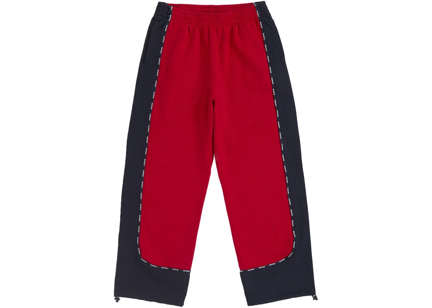 Supreme Piping Sweatpant (FW25) Red - 1
