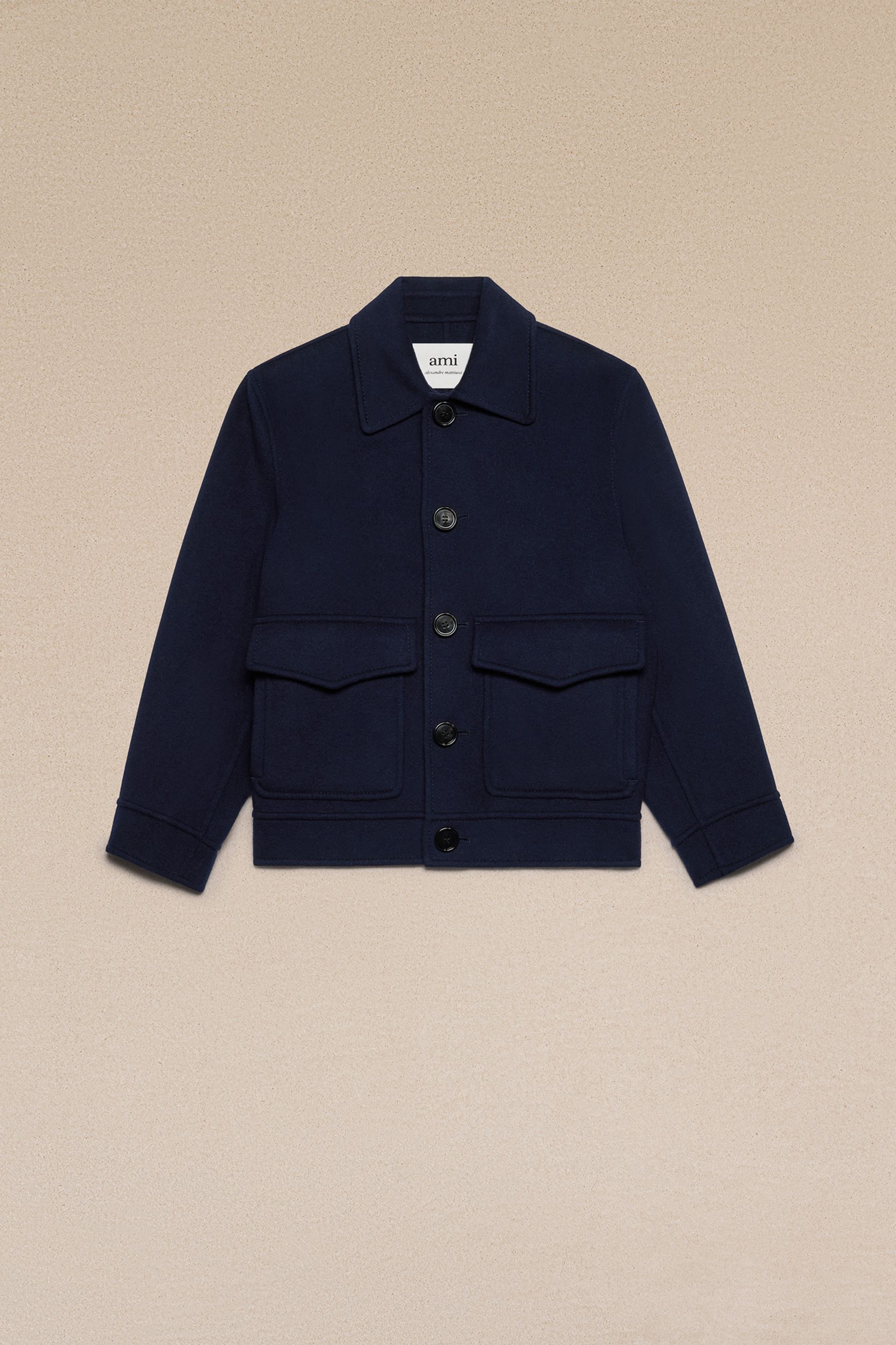 Boxy Fit Double Face Jacket - 3