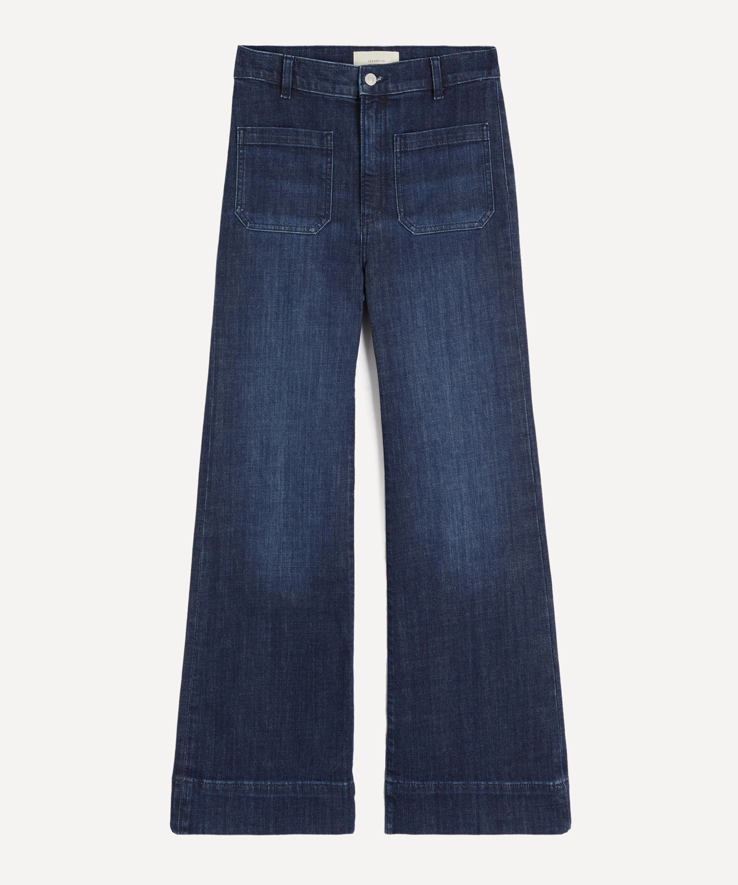 St Monica Wide-Leg Jeans in Midnight Vintage - 1