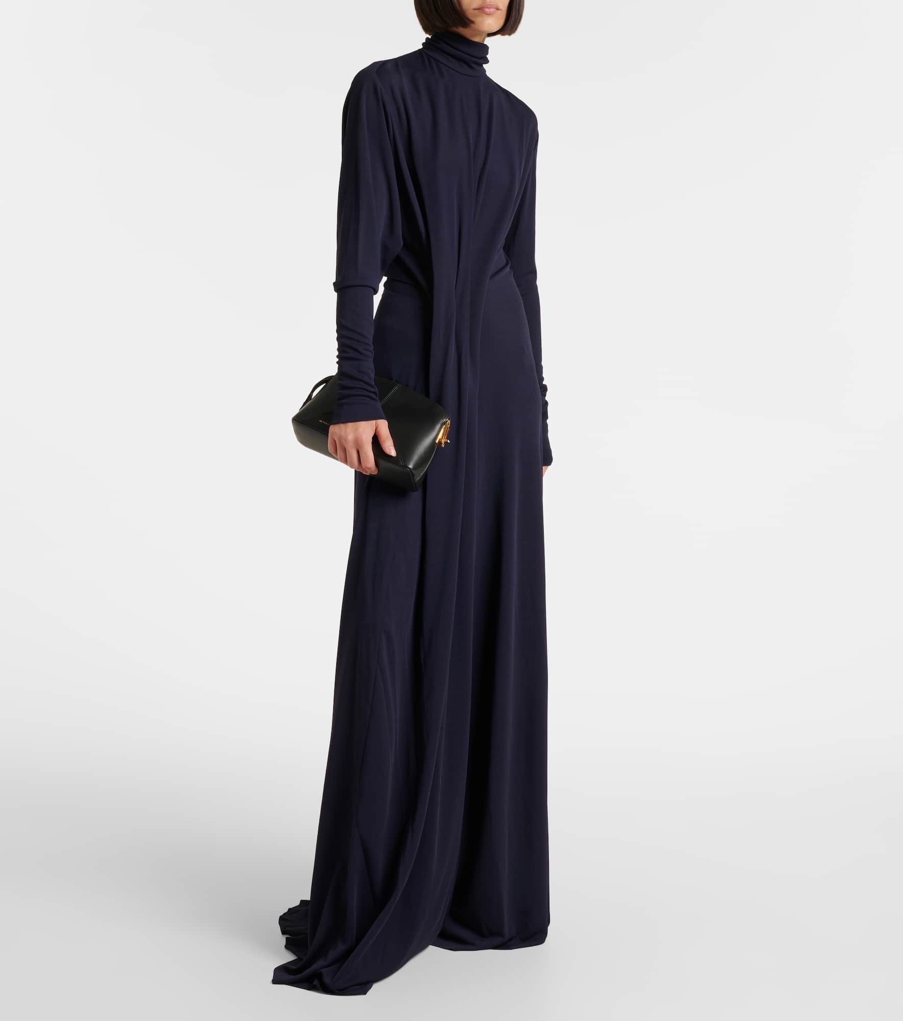 Draped jersey gown - 2