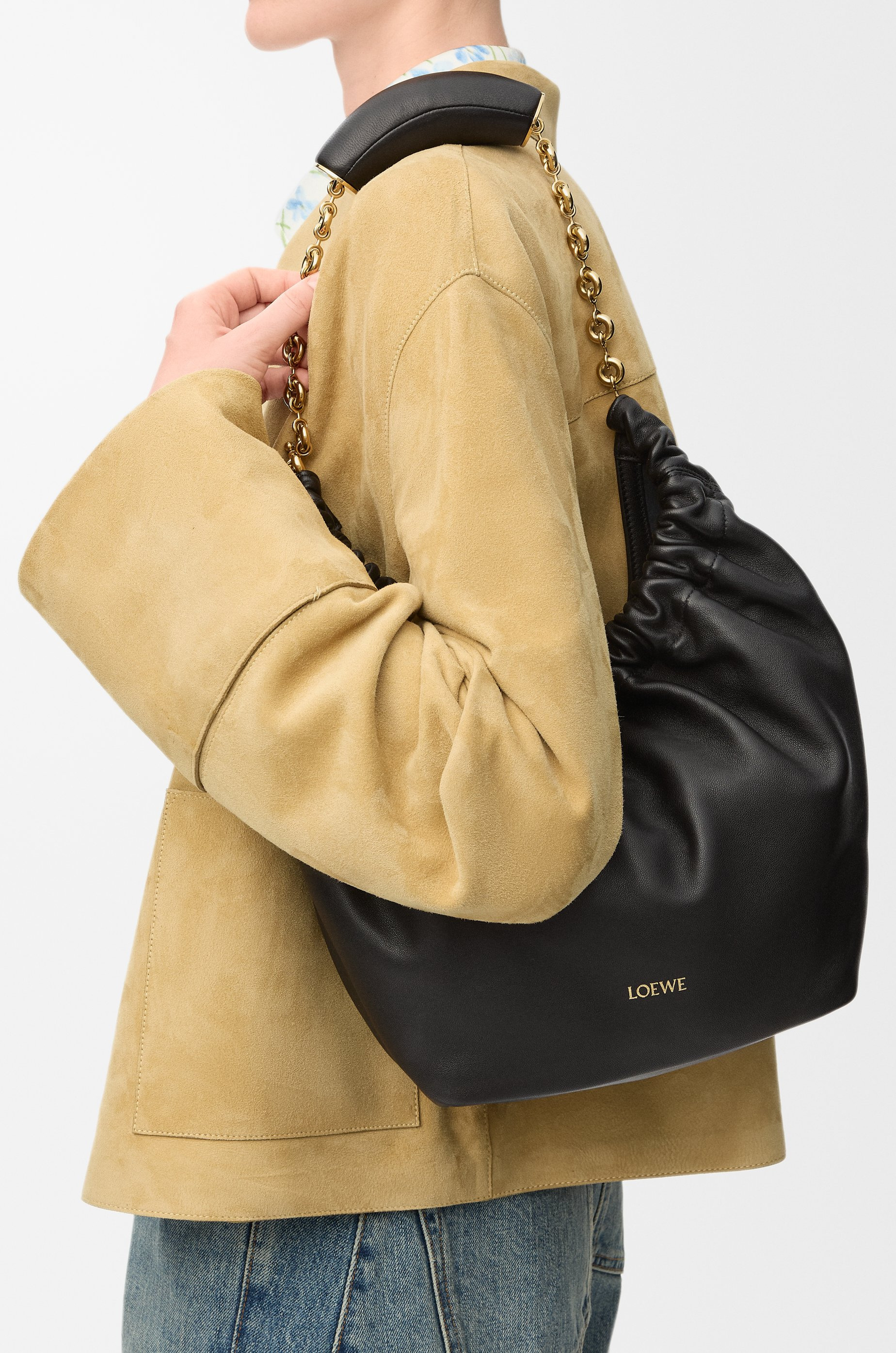 Small Squeeze bag in nappa lambskin - 4