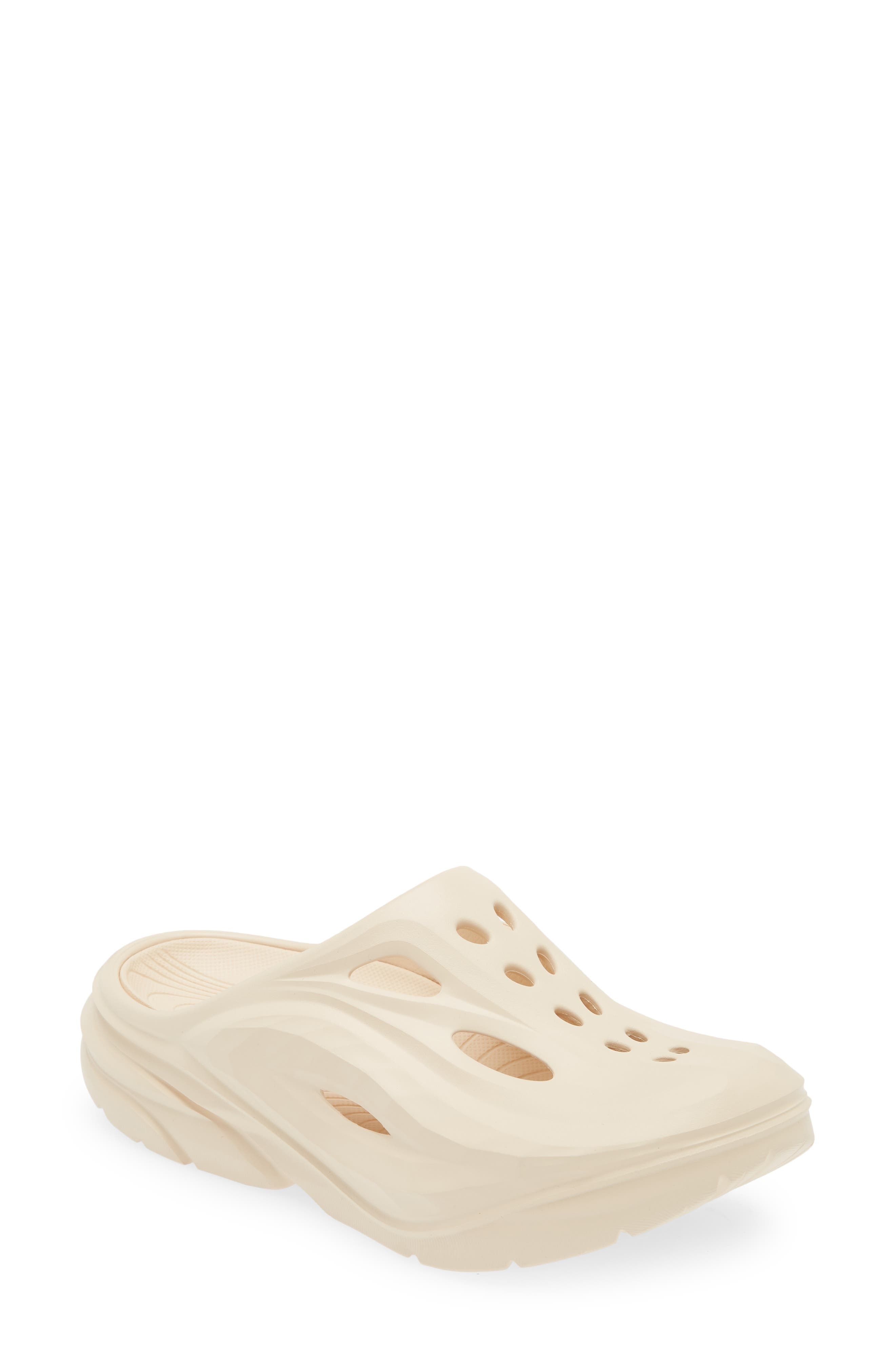 HOKA Gender Inclusive Ora Recovery Mule in Vanilla /Vanilla at Nordstrom - 1