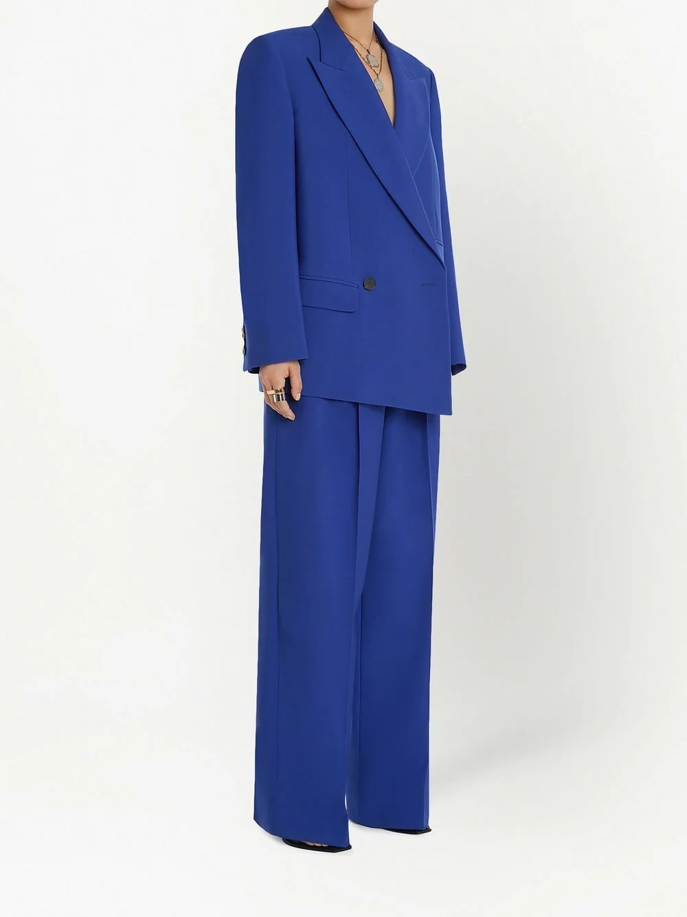 asymmetric double-breasted  blazer - 3