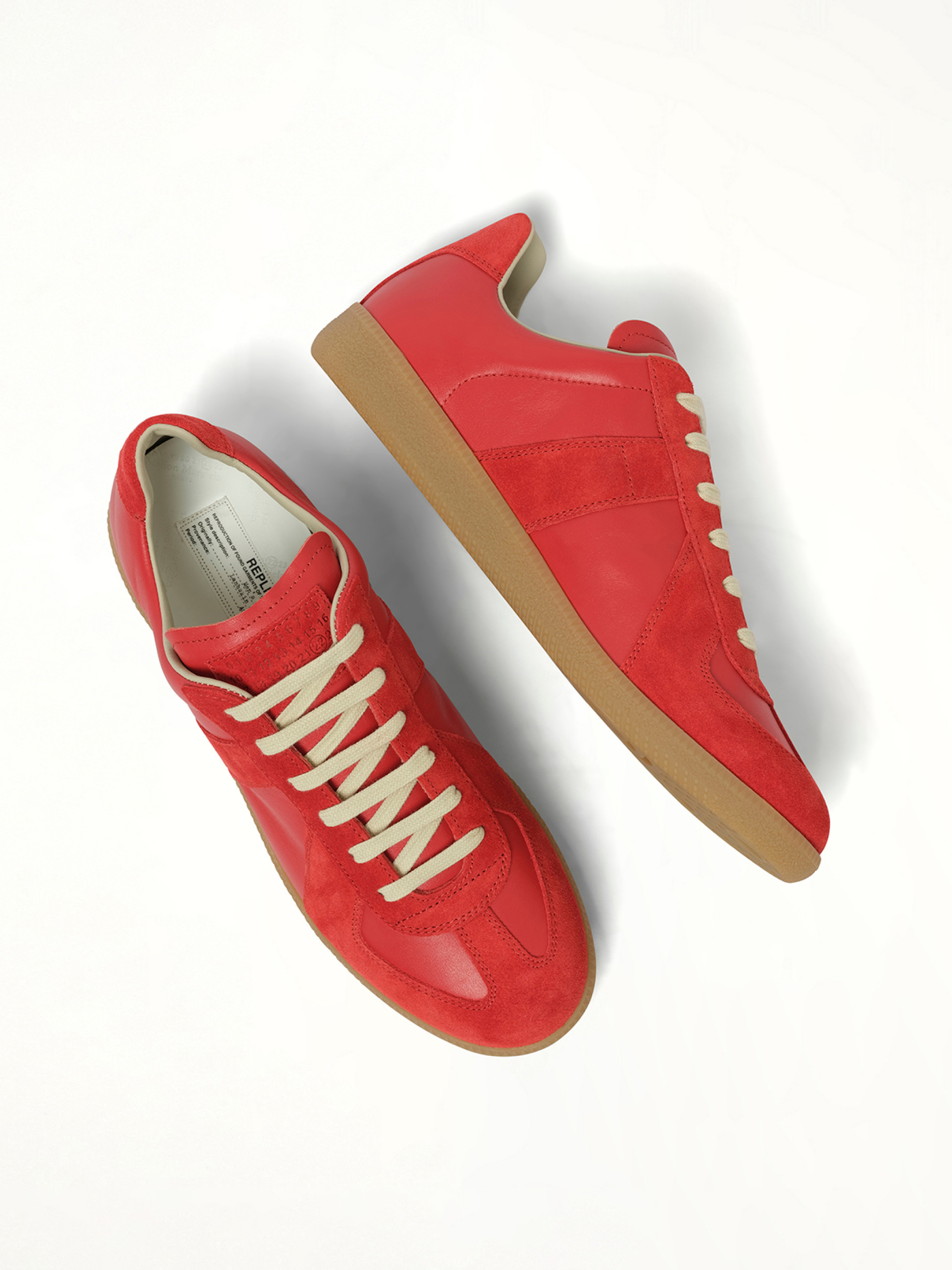 Replica Leather Sneaker in Boero - 4