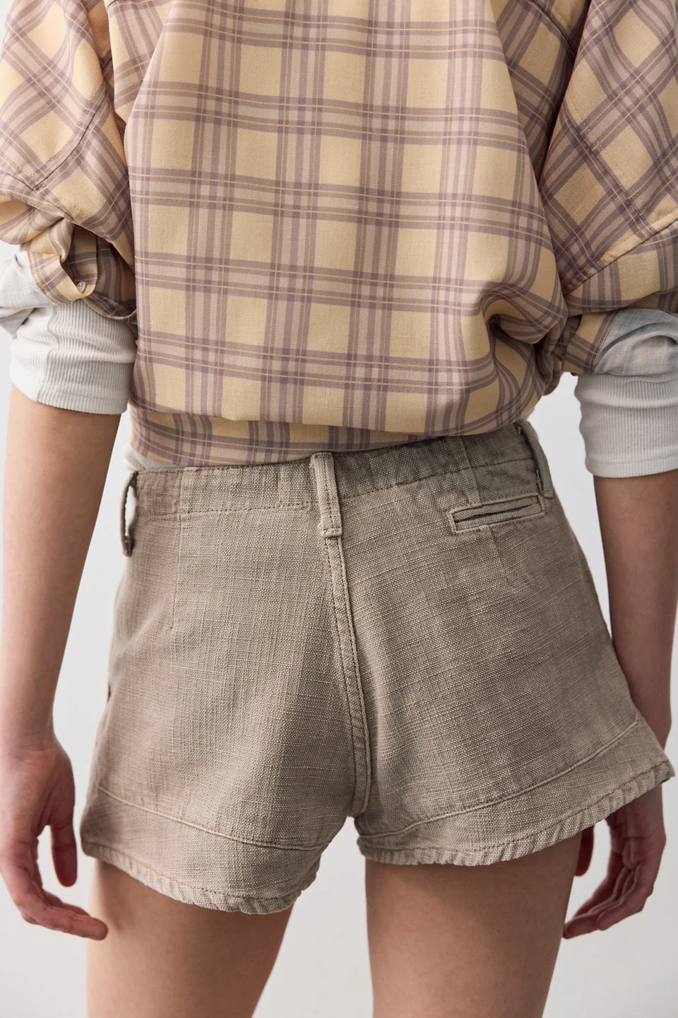 We The Free West Side Denim Micro Chino Shorts - 1