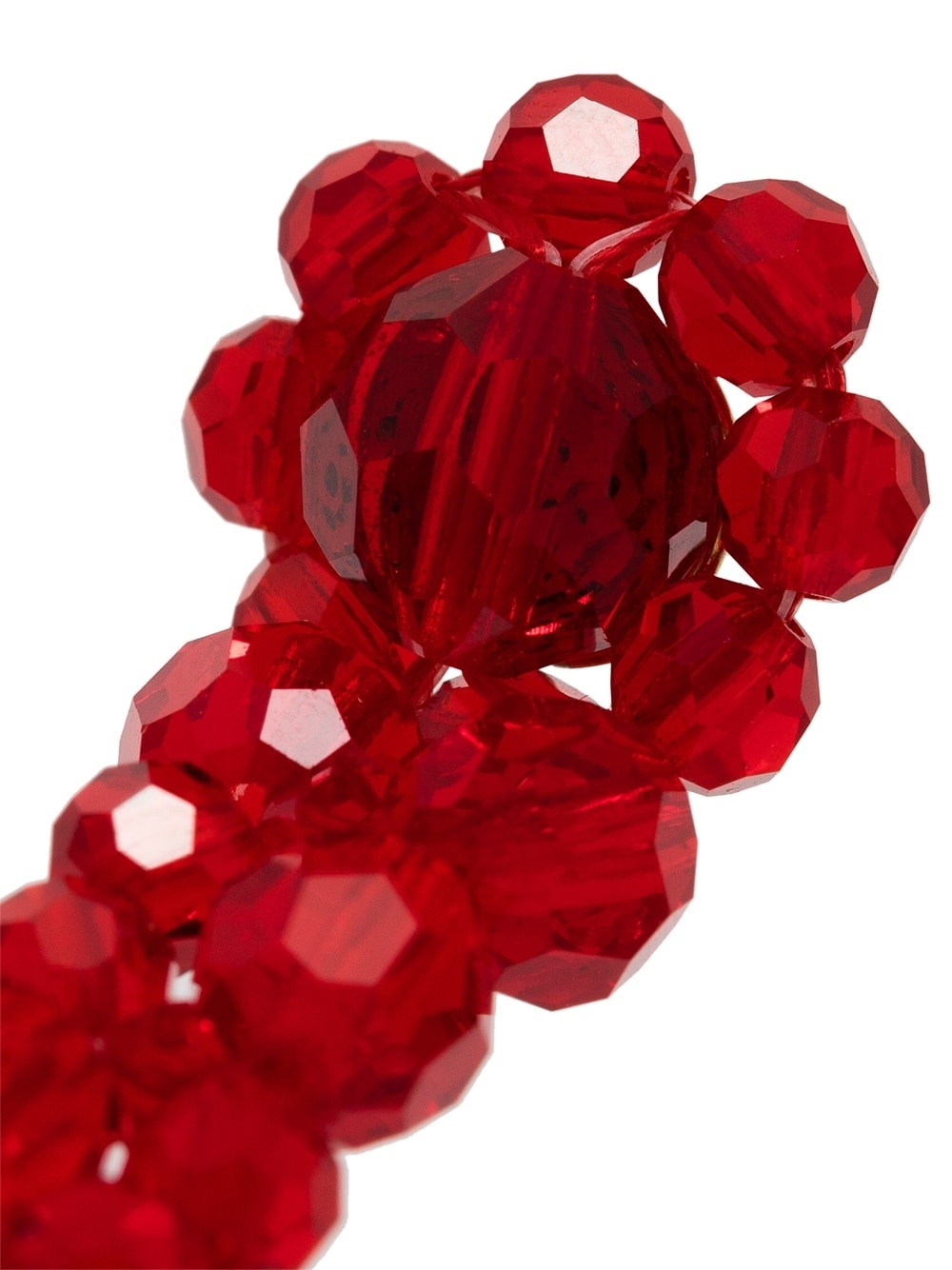Drip crystal drop earrings - 3
